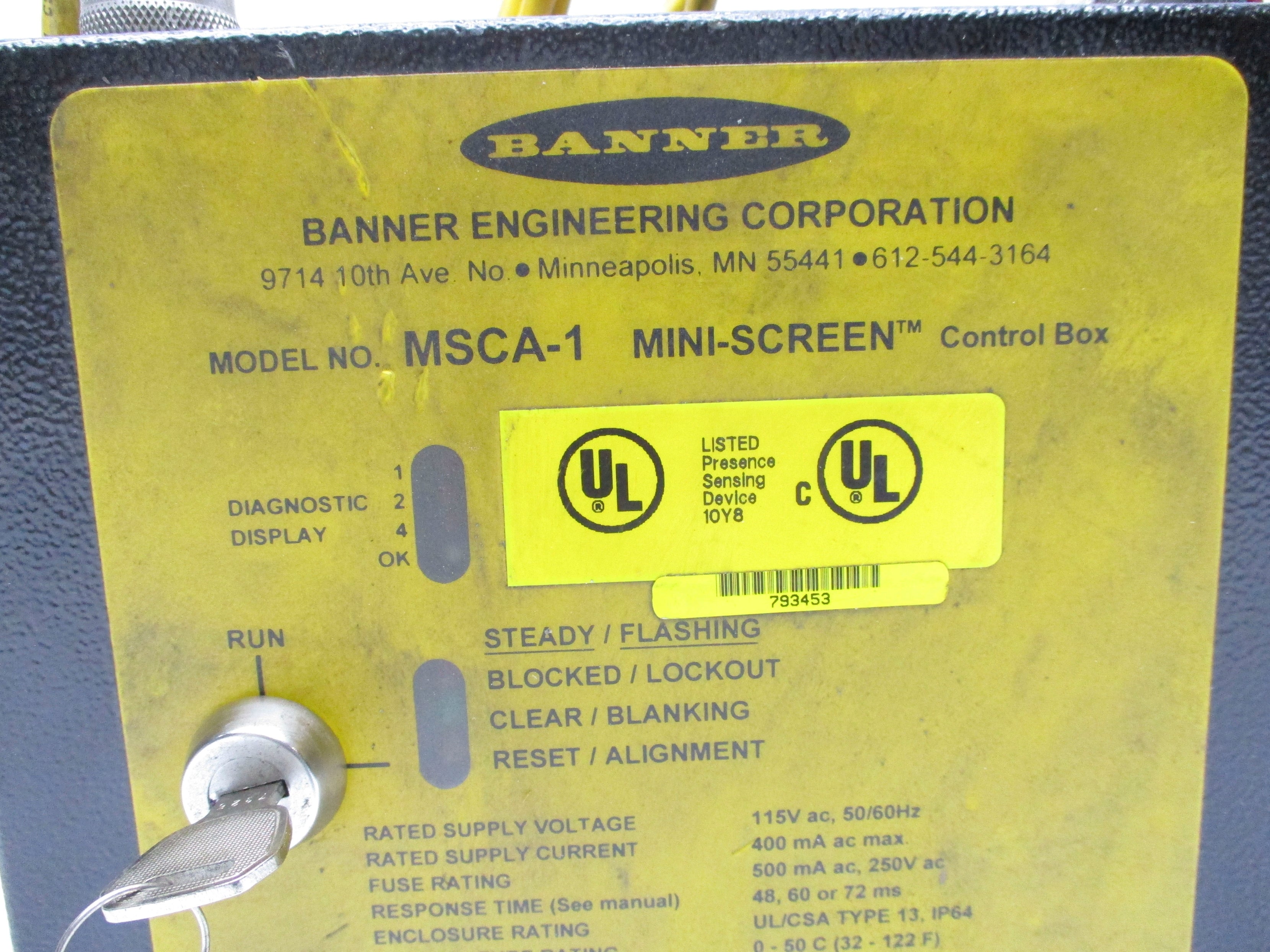 BANNER MSCA-1 UNMP