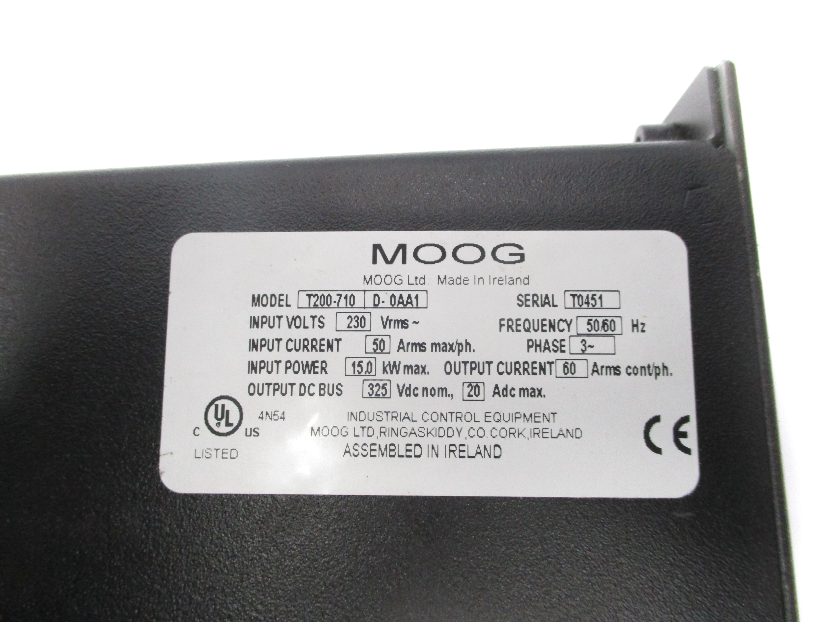 MOOG T200-710-D-0AA1 UNMP