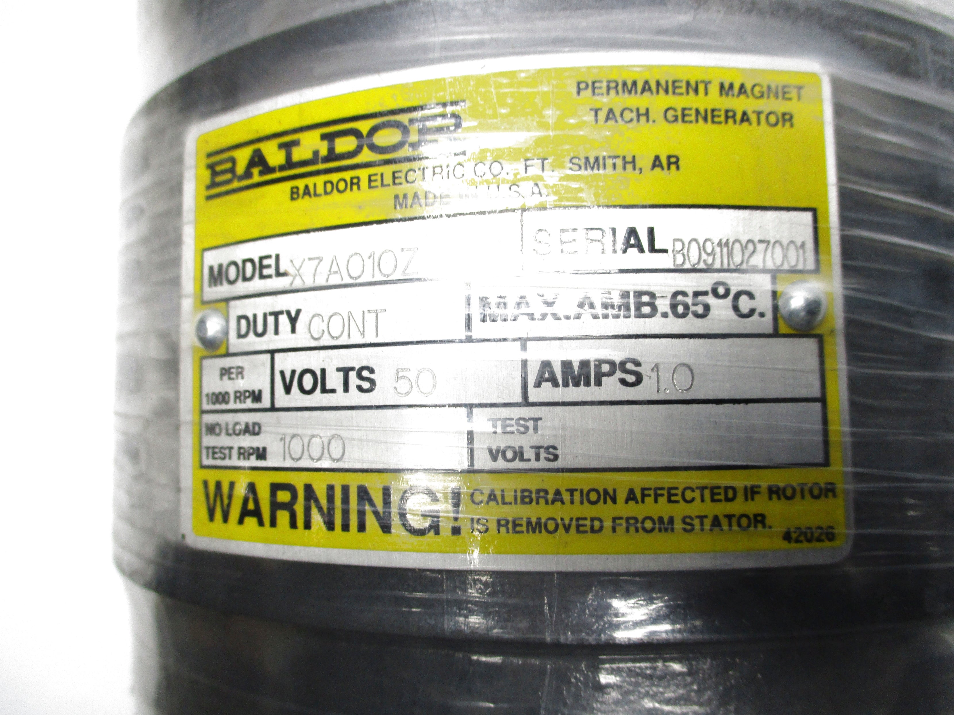 BALDOR X7A010Z NSMP