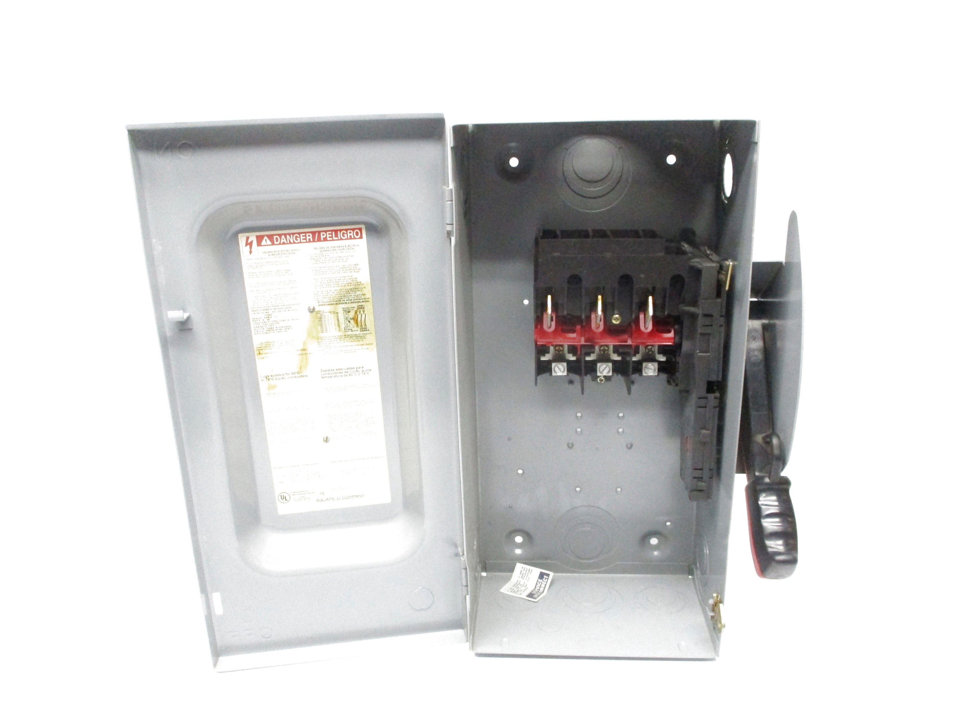 SQUARE D HU362 60A (AS PICTURED) NSNP