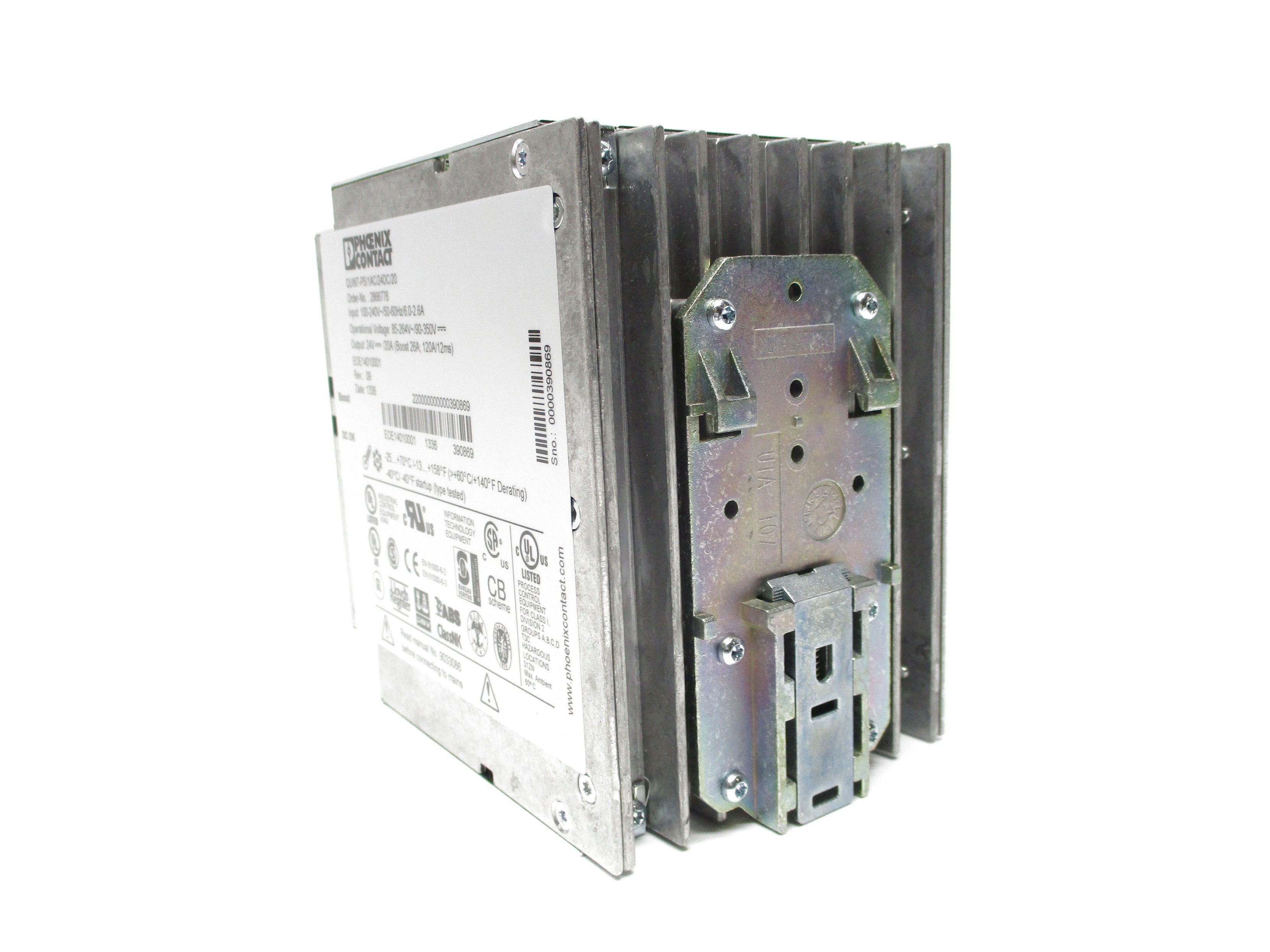 PHEONIX CONTACT 2866776 QUINT-PS/1AC/24DC/20 NSMP