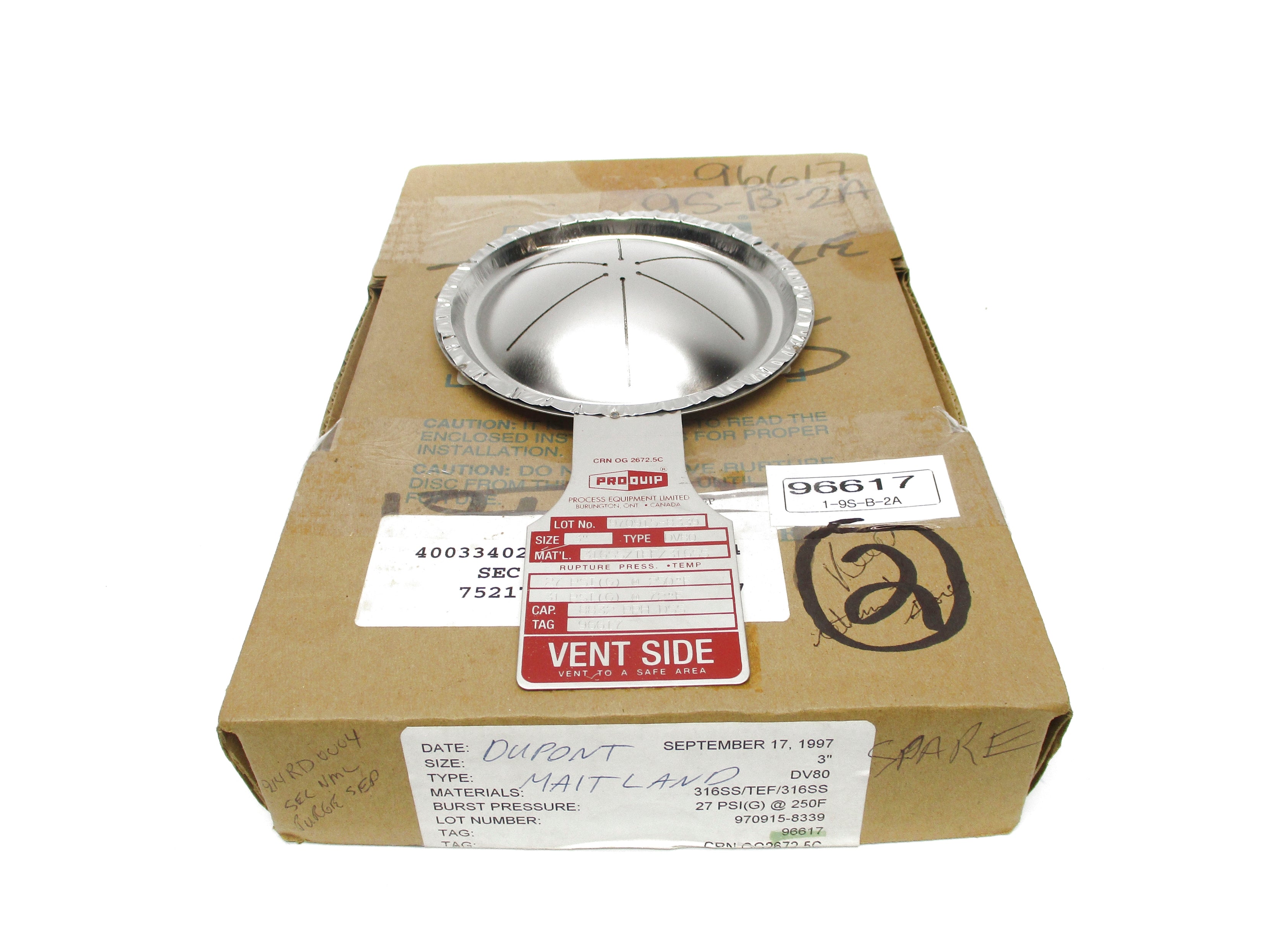 PROQUIP 96617 TYPE DV80 NSMP
