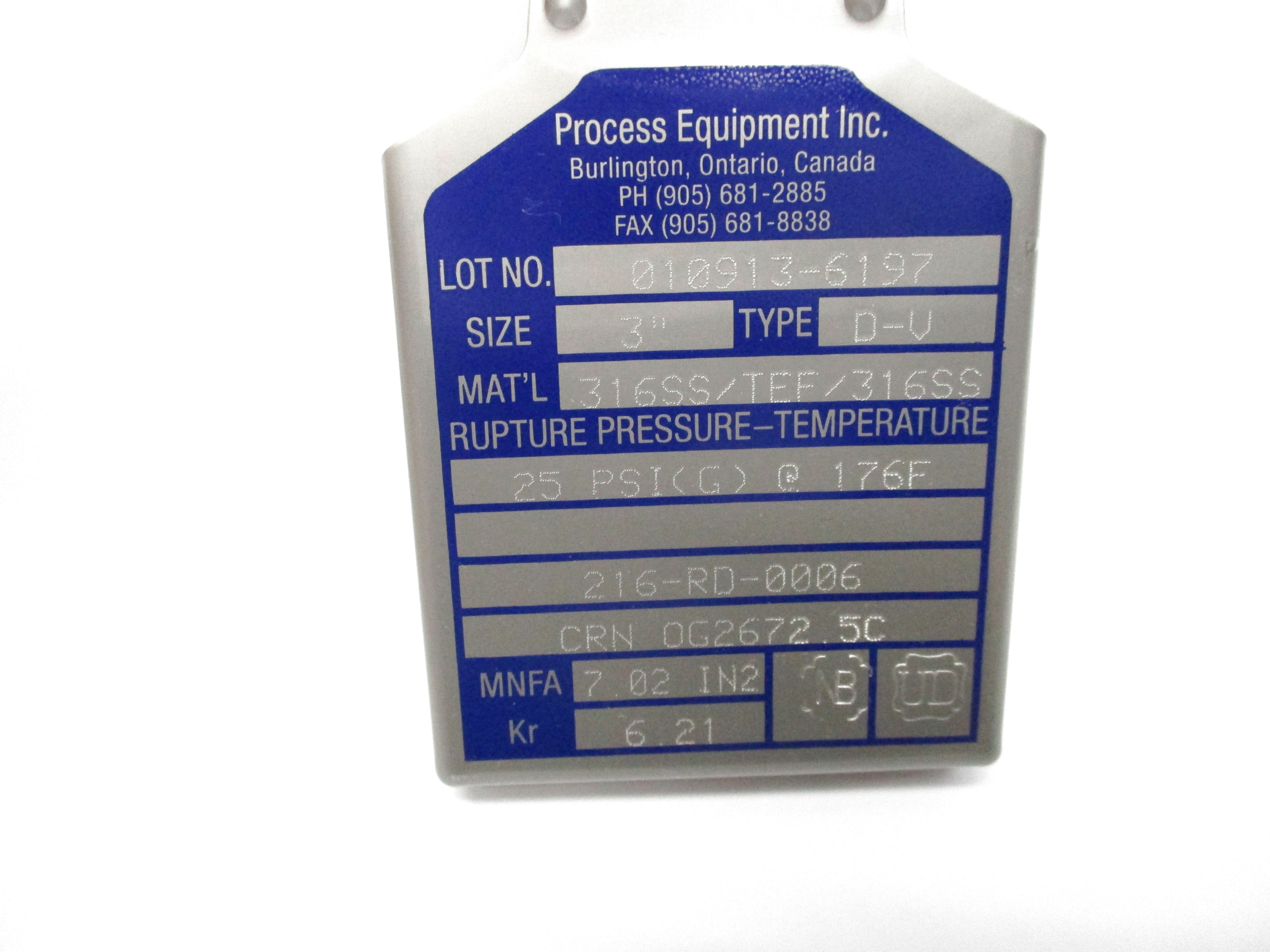 PROQUIP 216-RD-0006 TYPE D-V NSMP