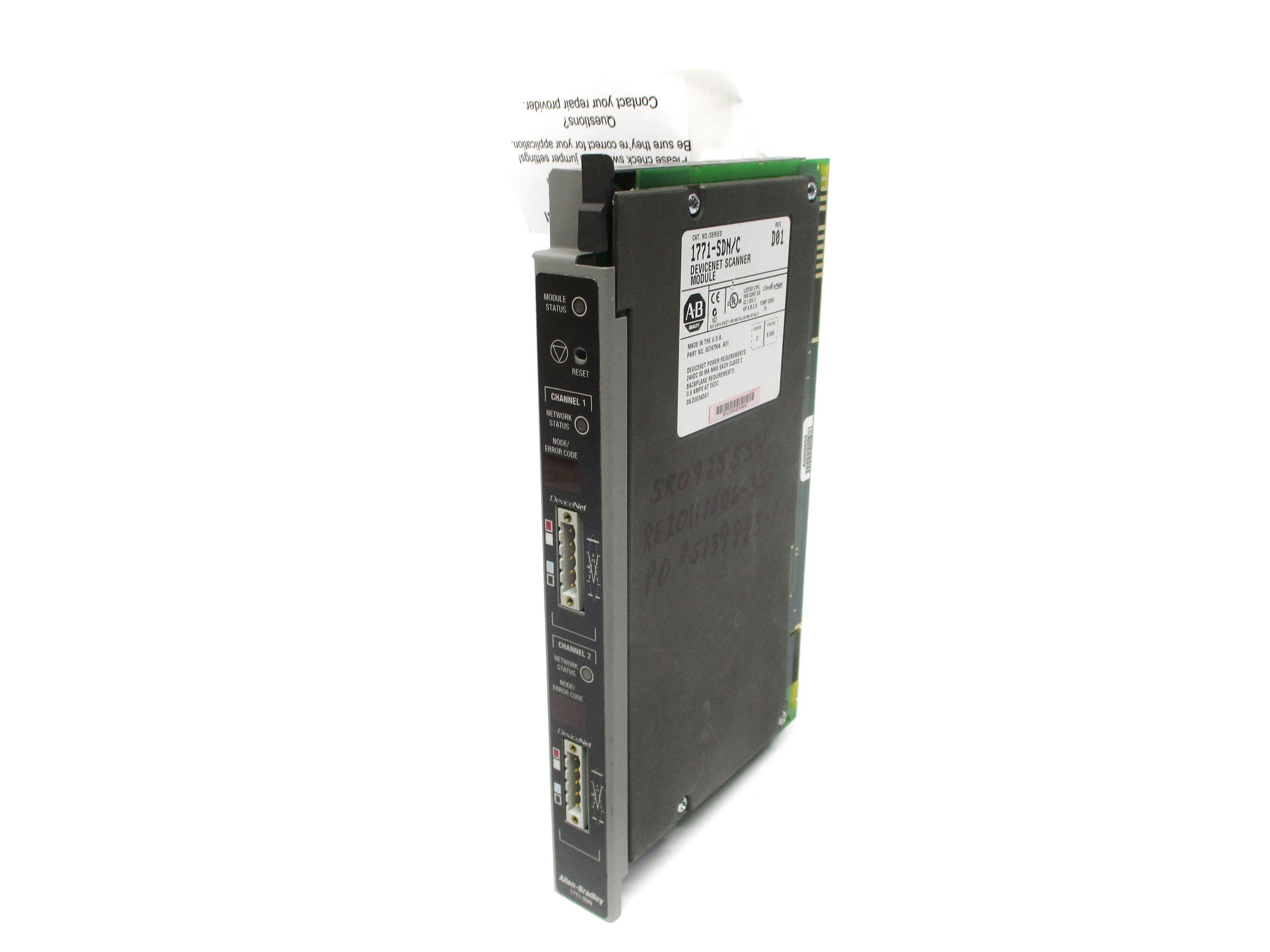 ALLEN BRADLEY 1771-SDN SER. C F/W 6.006 REMAN