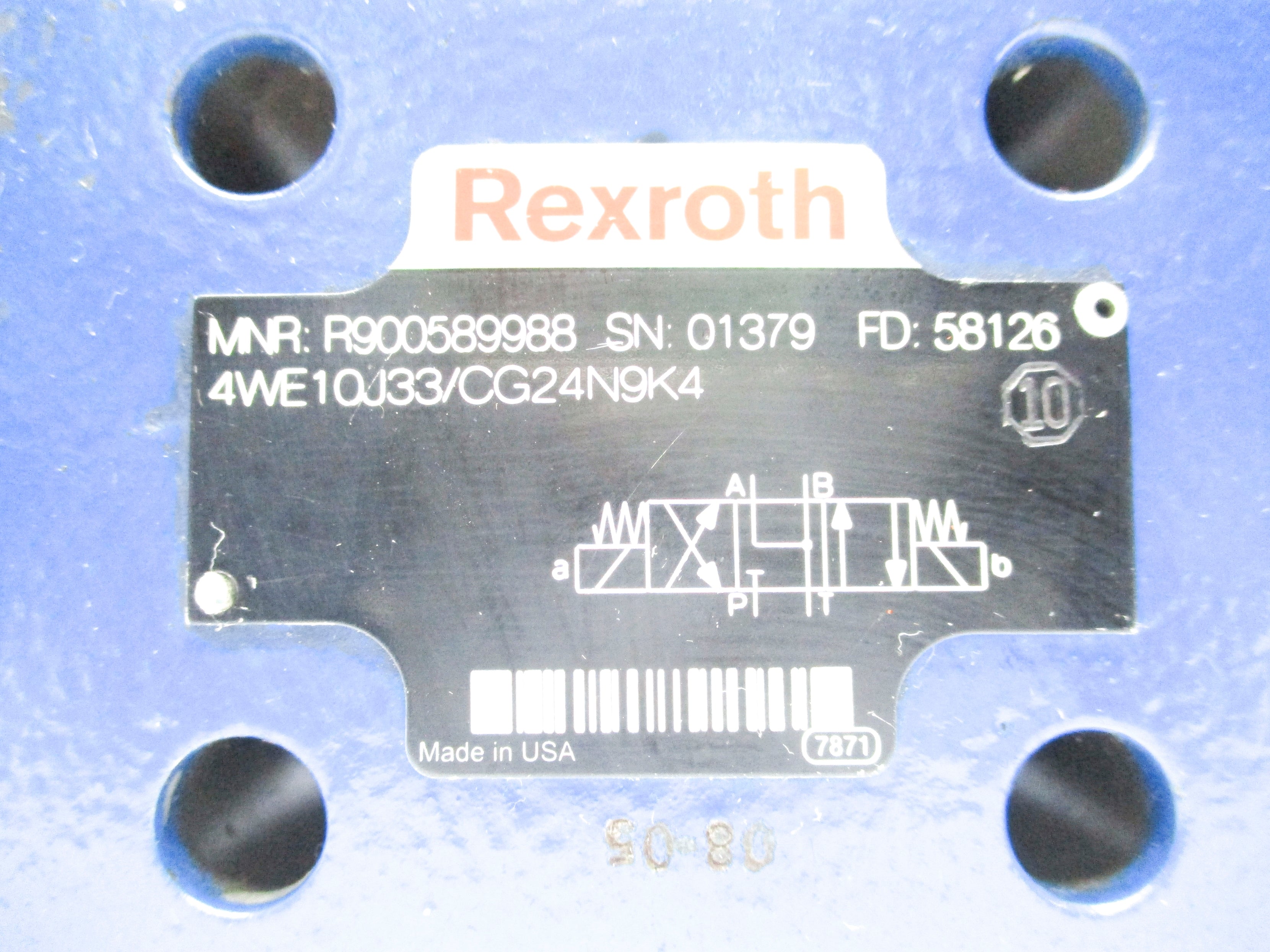 REXROTH 4WE10J33/CG24N9K4 900589988 UNMP