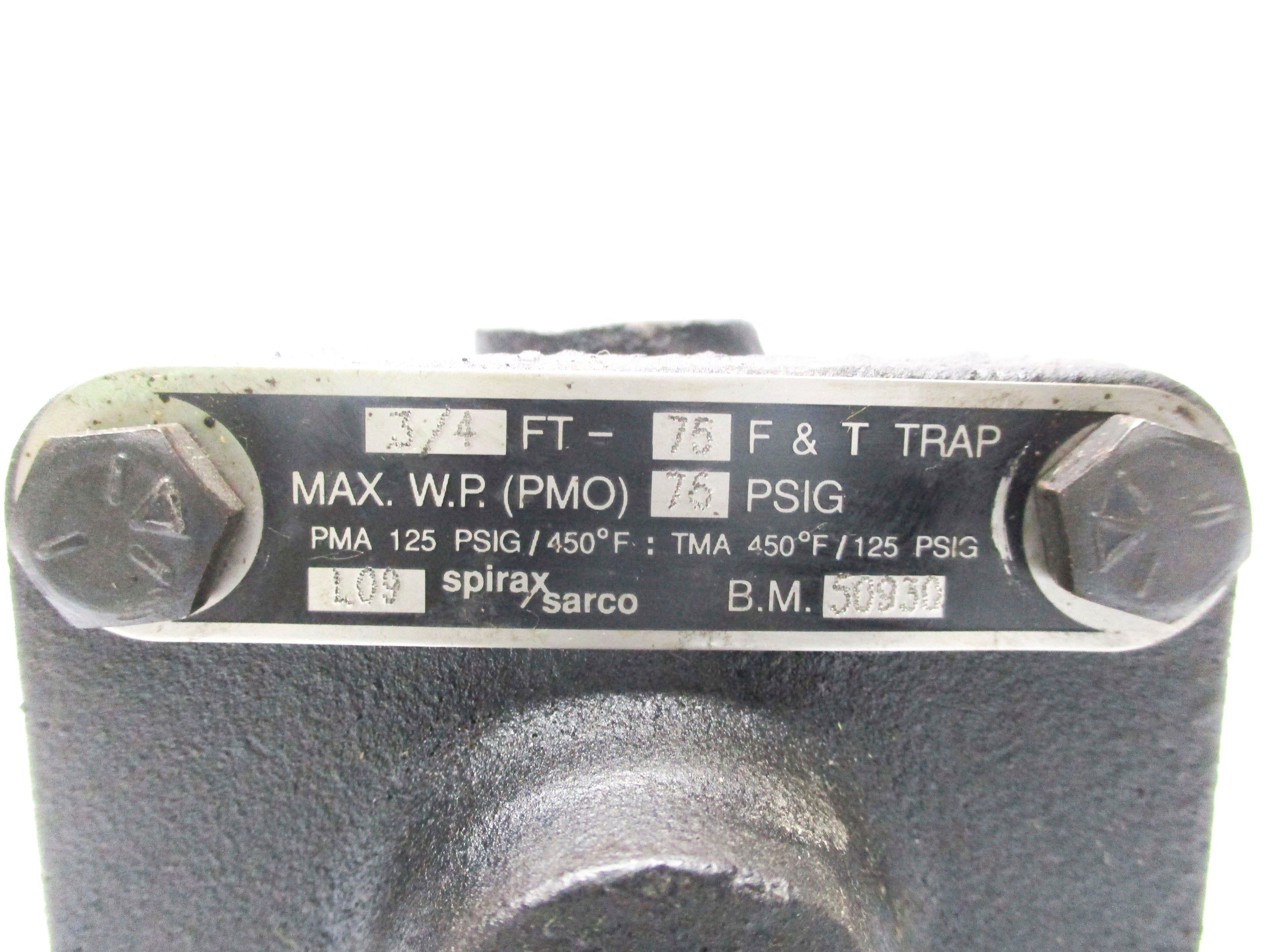 SPIRAX SARCO 50930 FT-75 3/4" NSNP