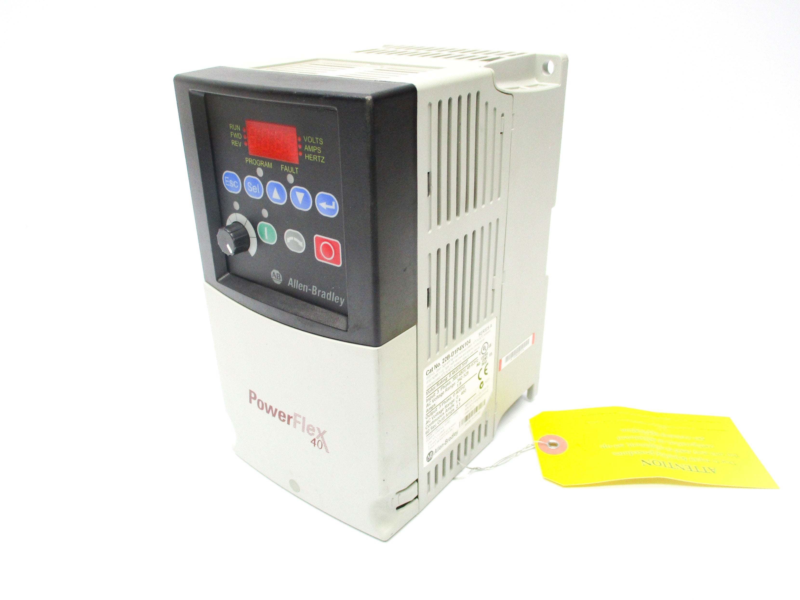 ALLEN BRADLEY 22B-D1P4N104 SER. A F/W 6.01 REMAN