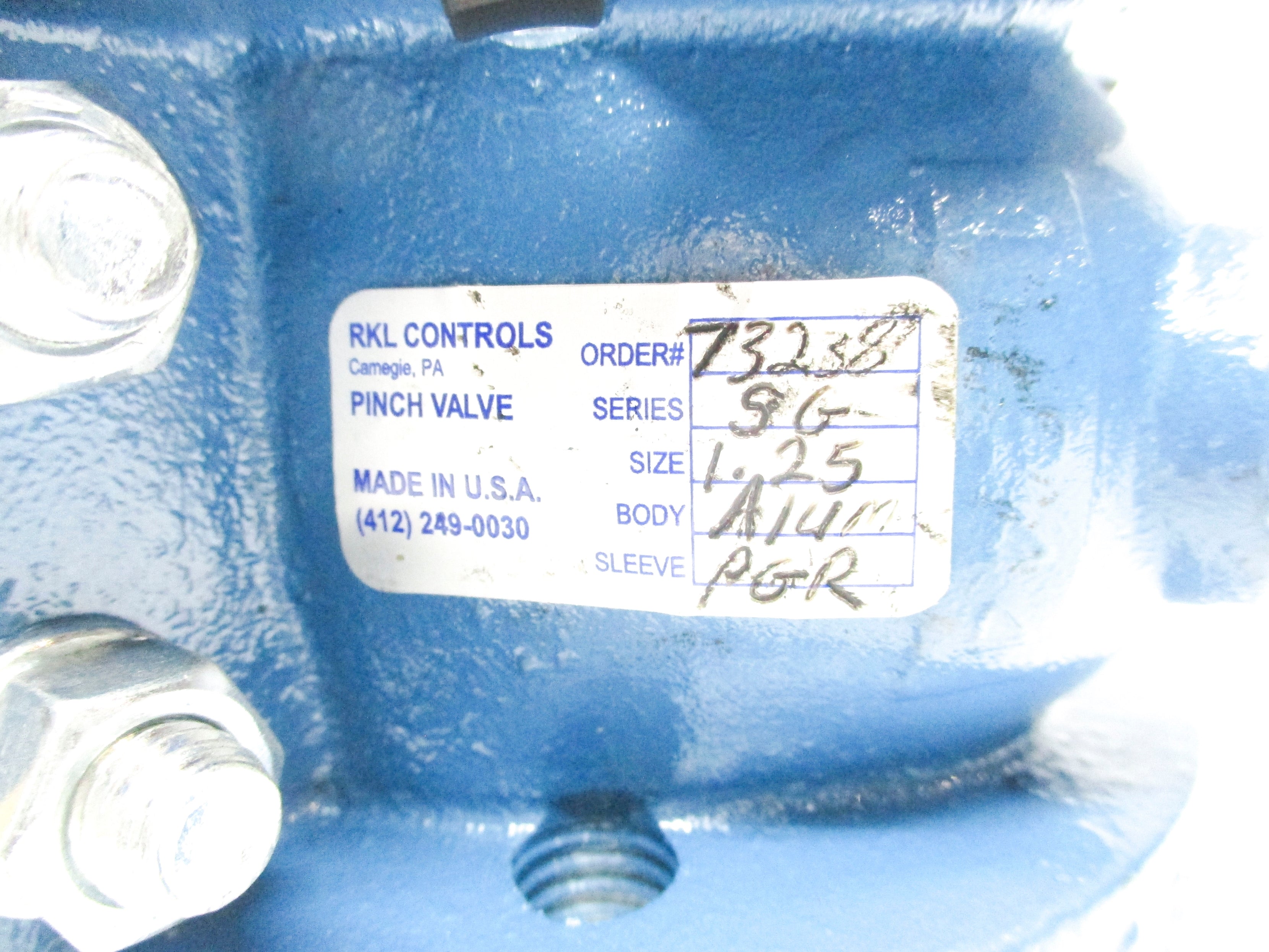 RKL CONTROLS 73238 SER. SG NSNP