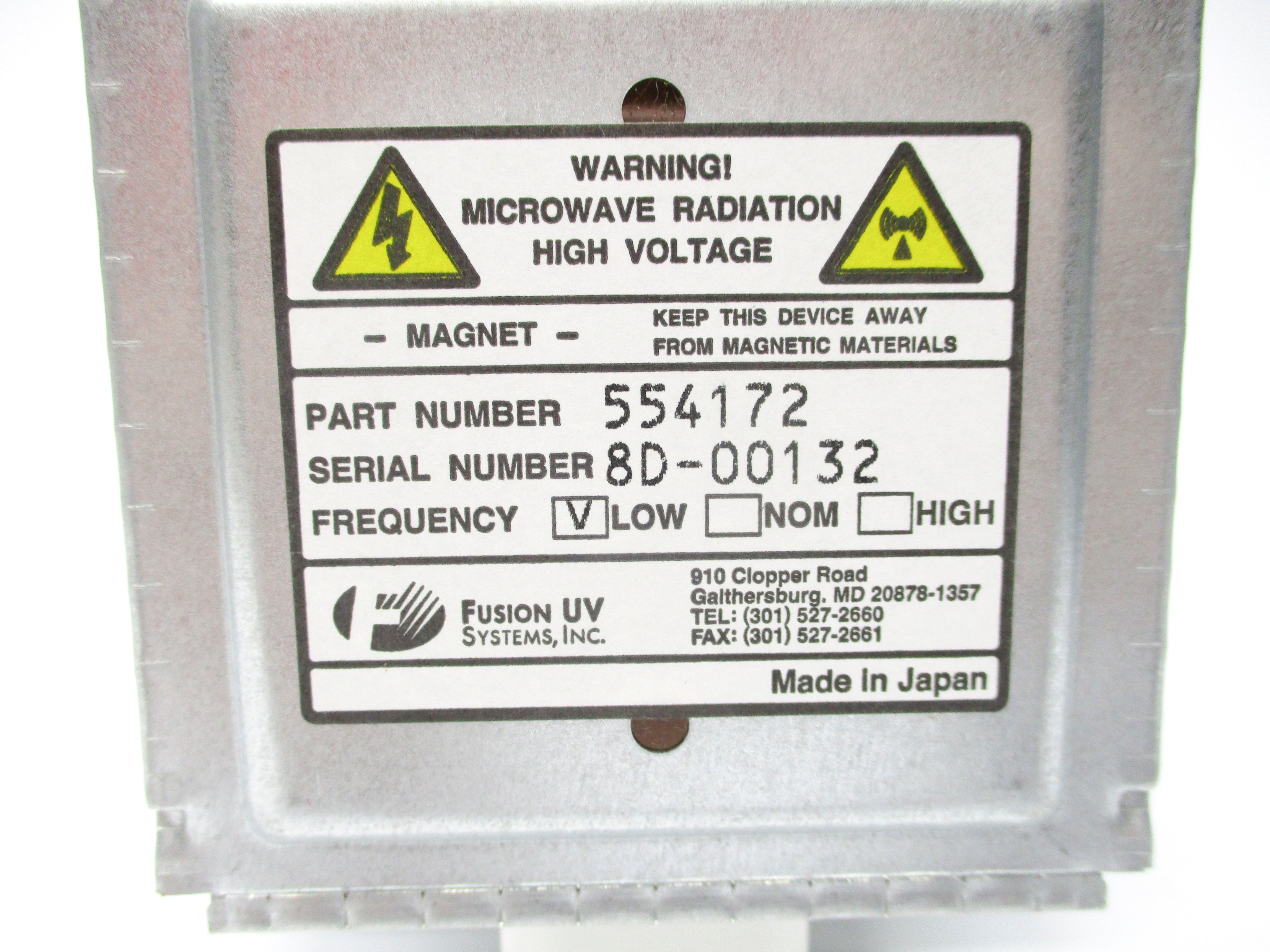 FUSION UV 554172 NSNP