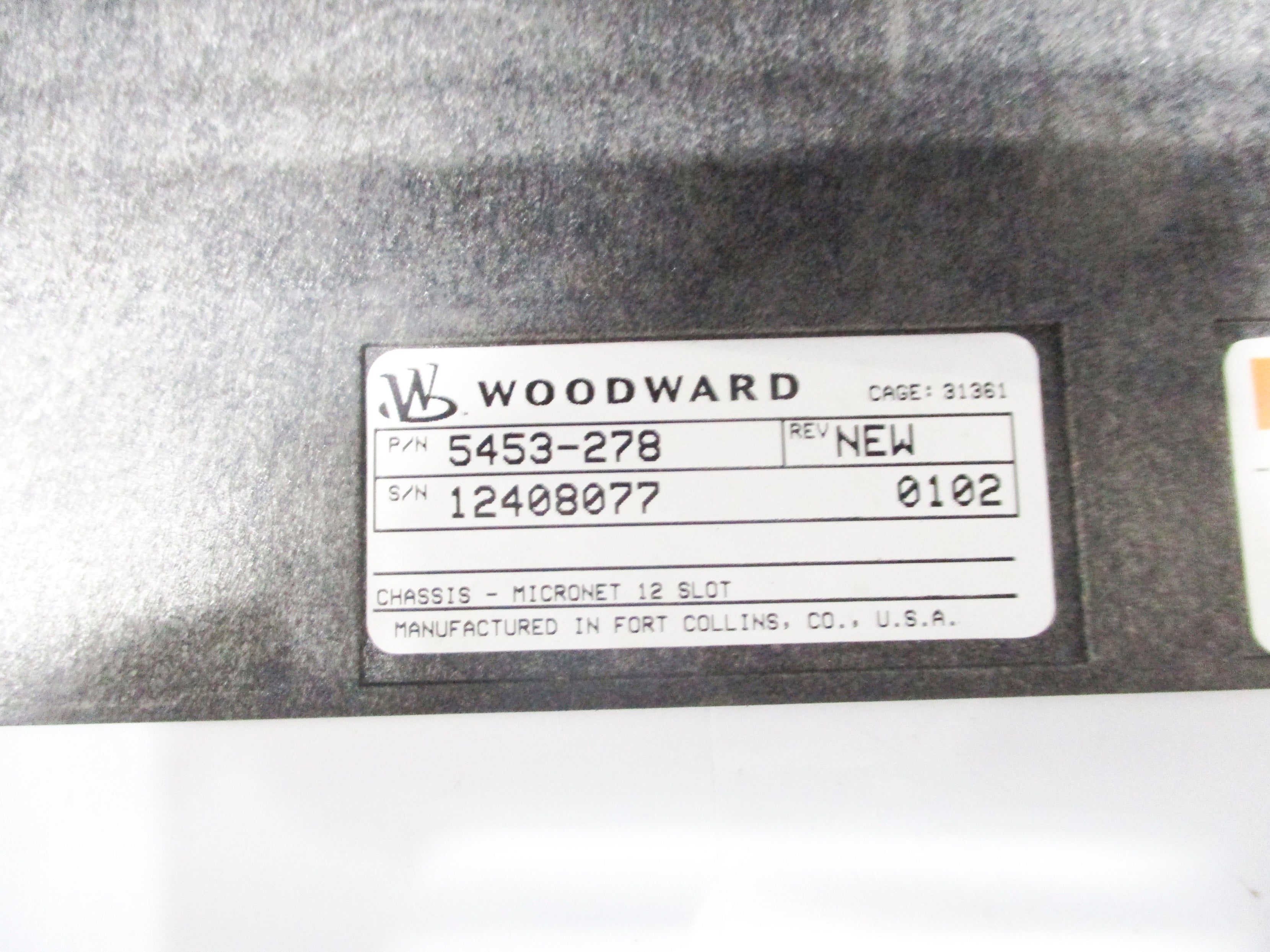 WOODWARD 5453-278 (AS PICTURED) UNMP