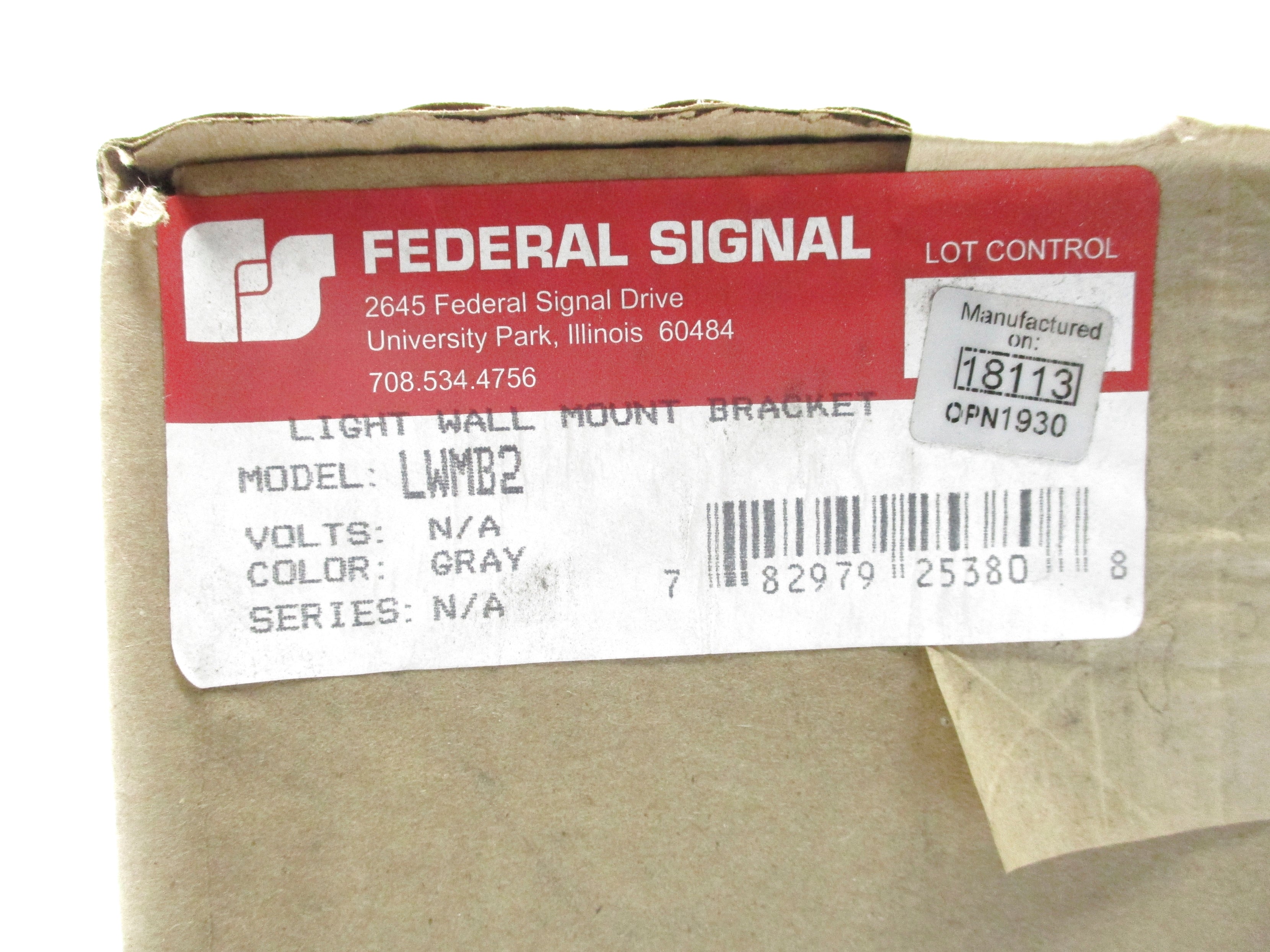 FEDERAL SIGNAL LWMB2 NSFS