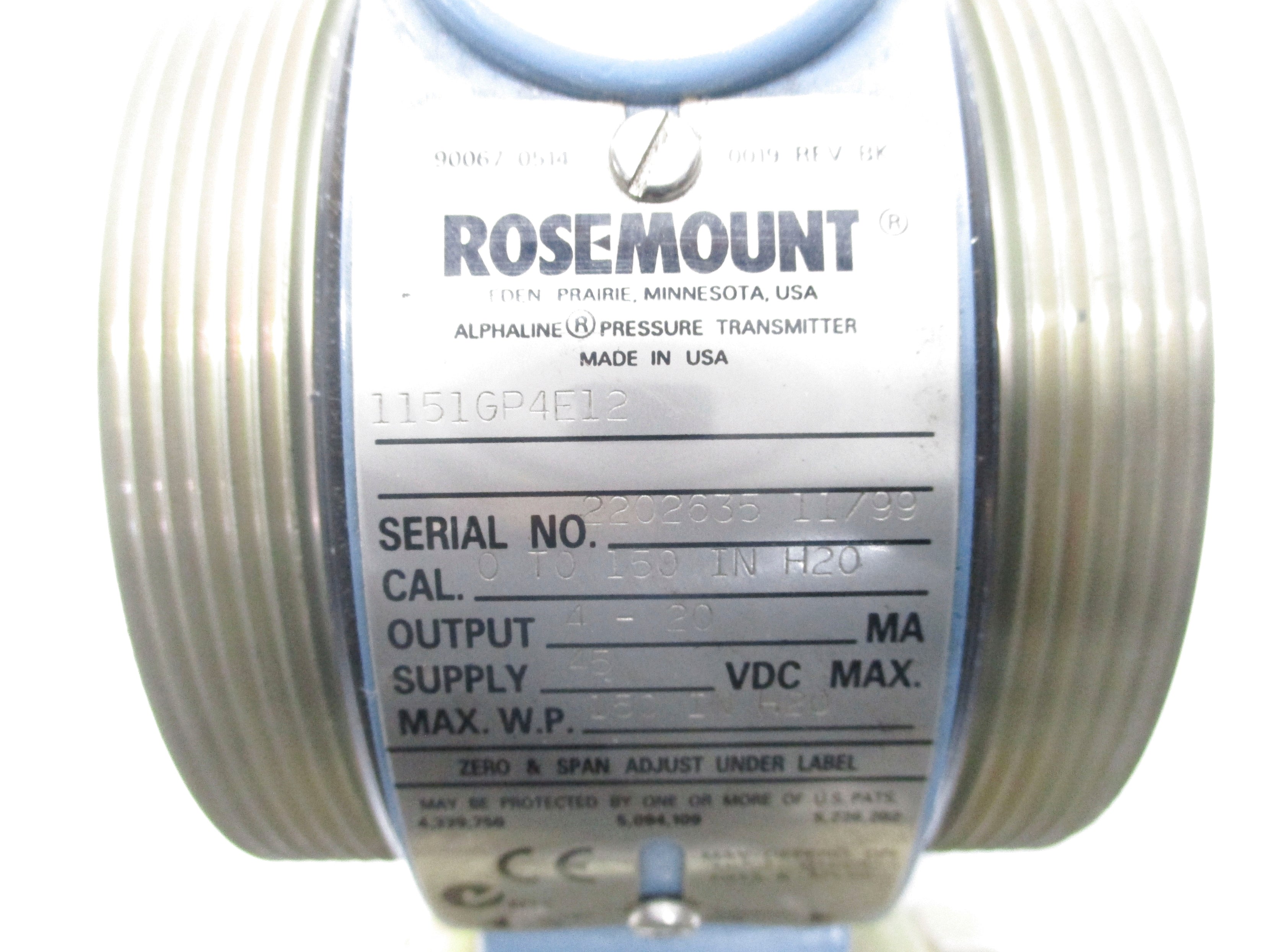 ROSEMOUNT 1151GP4E12 NSNP