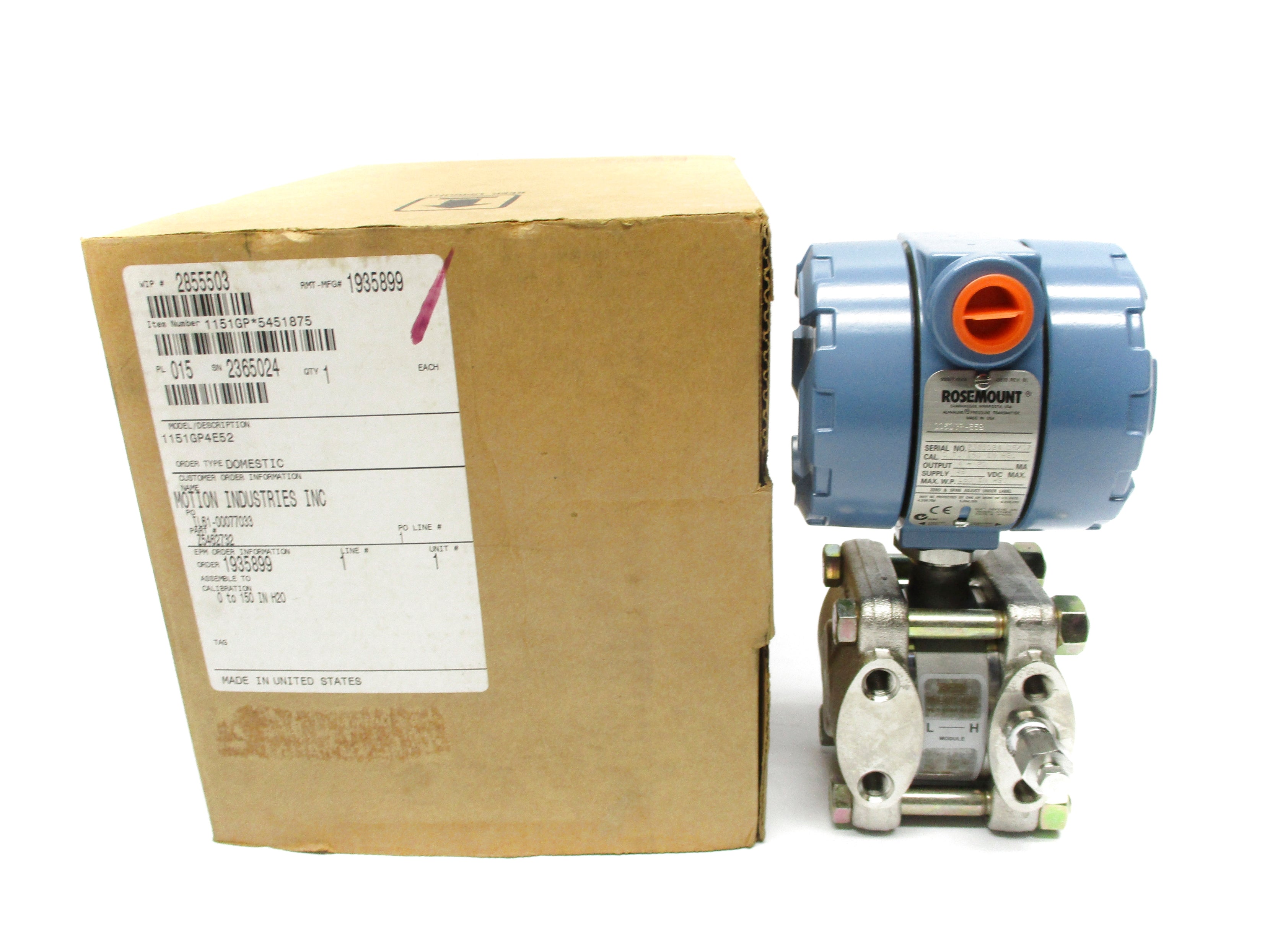 ROSEMOUNT 1151GP4E52 NSMP