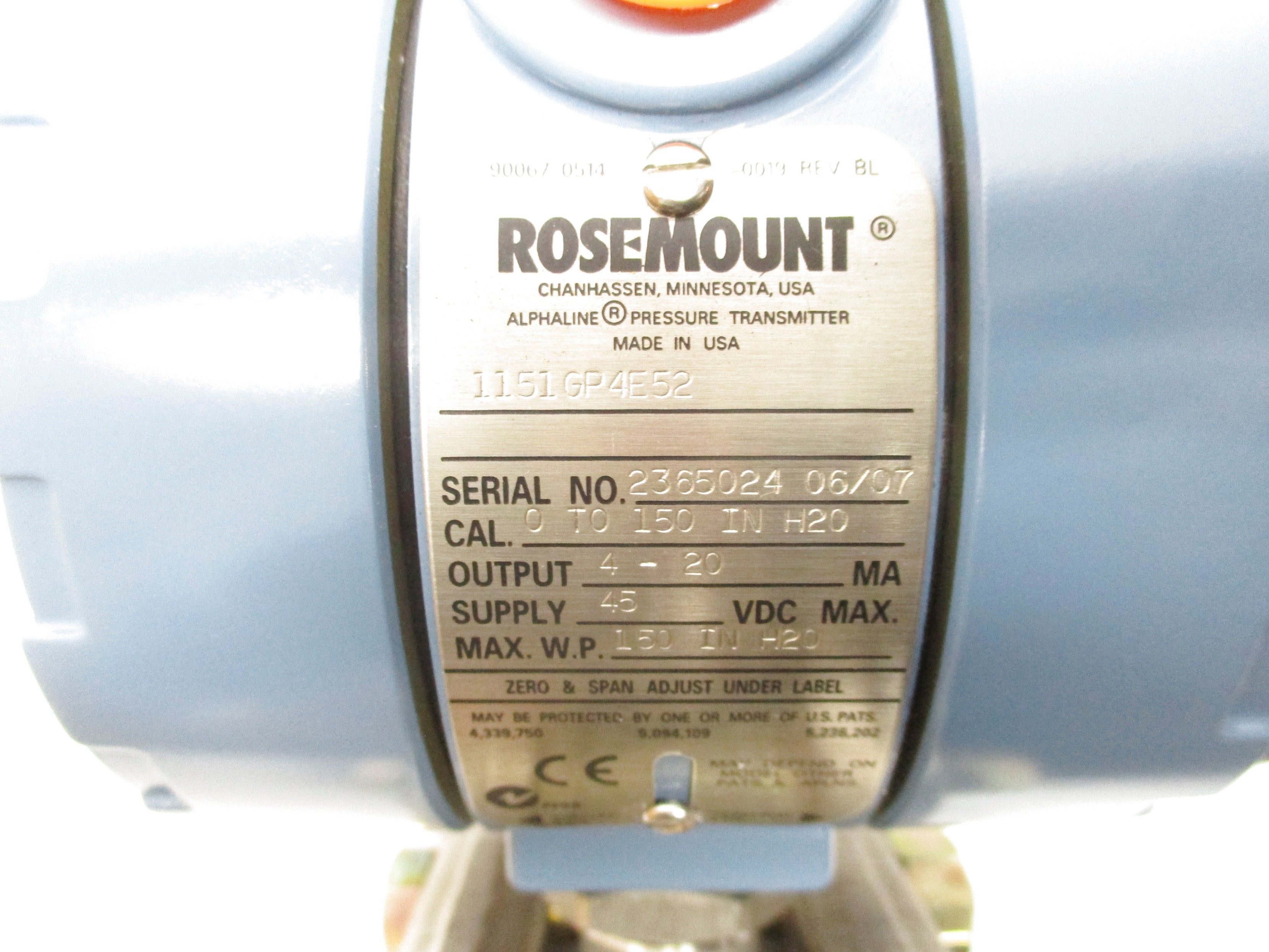 ROSEMOUNT 1151GP4E52 NSMP