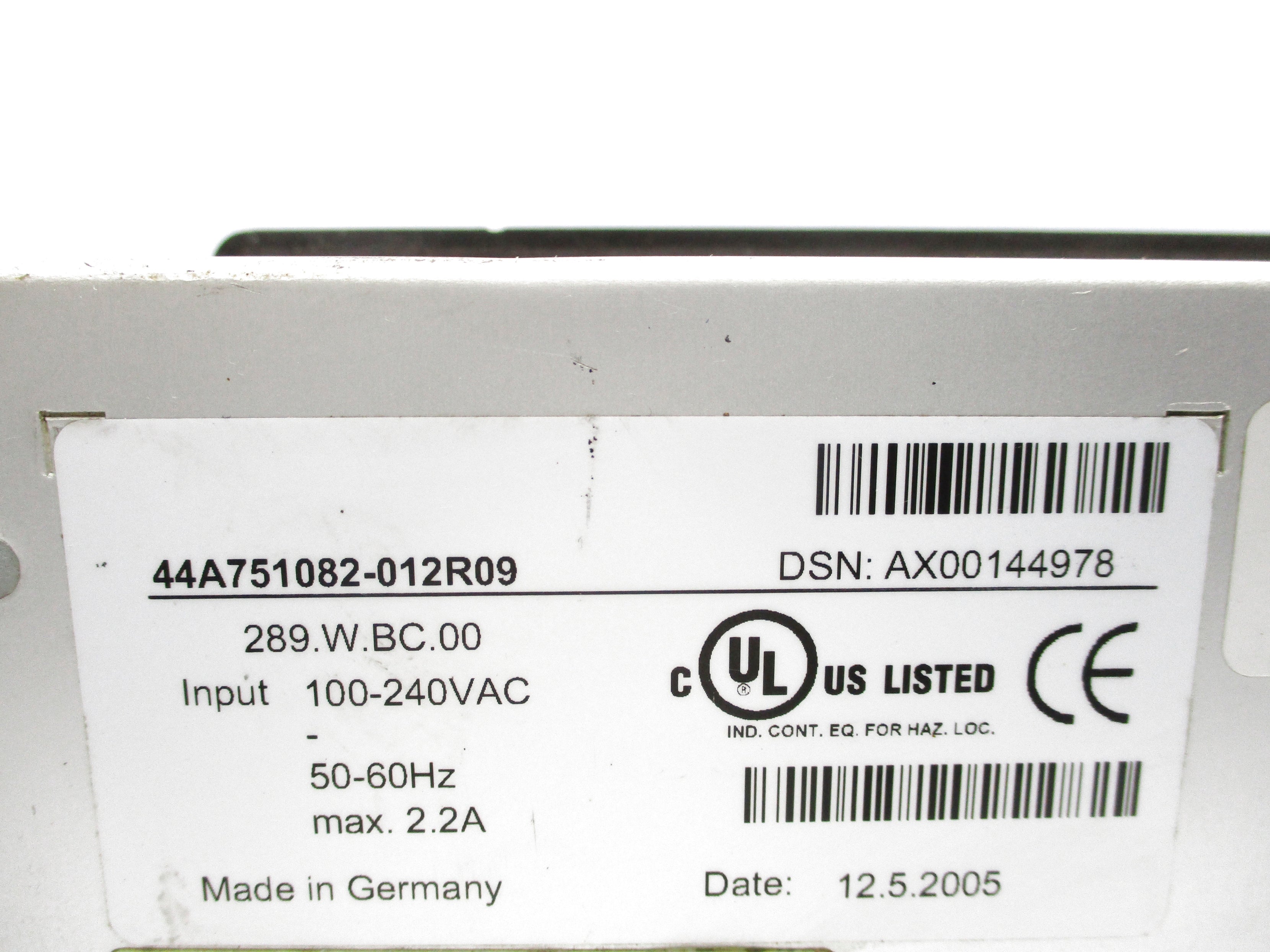 GE FANUC 44A751082-012R09 UNMP