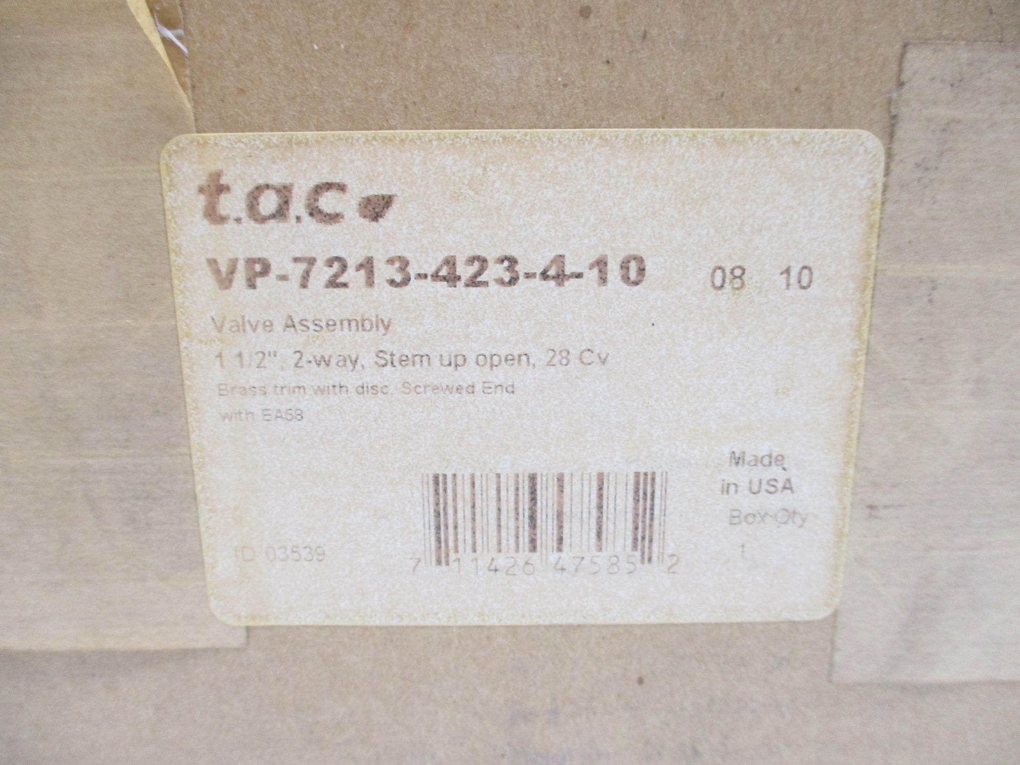 TAC VP-7213-423-4-10 NSMP