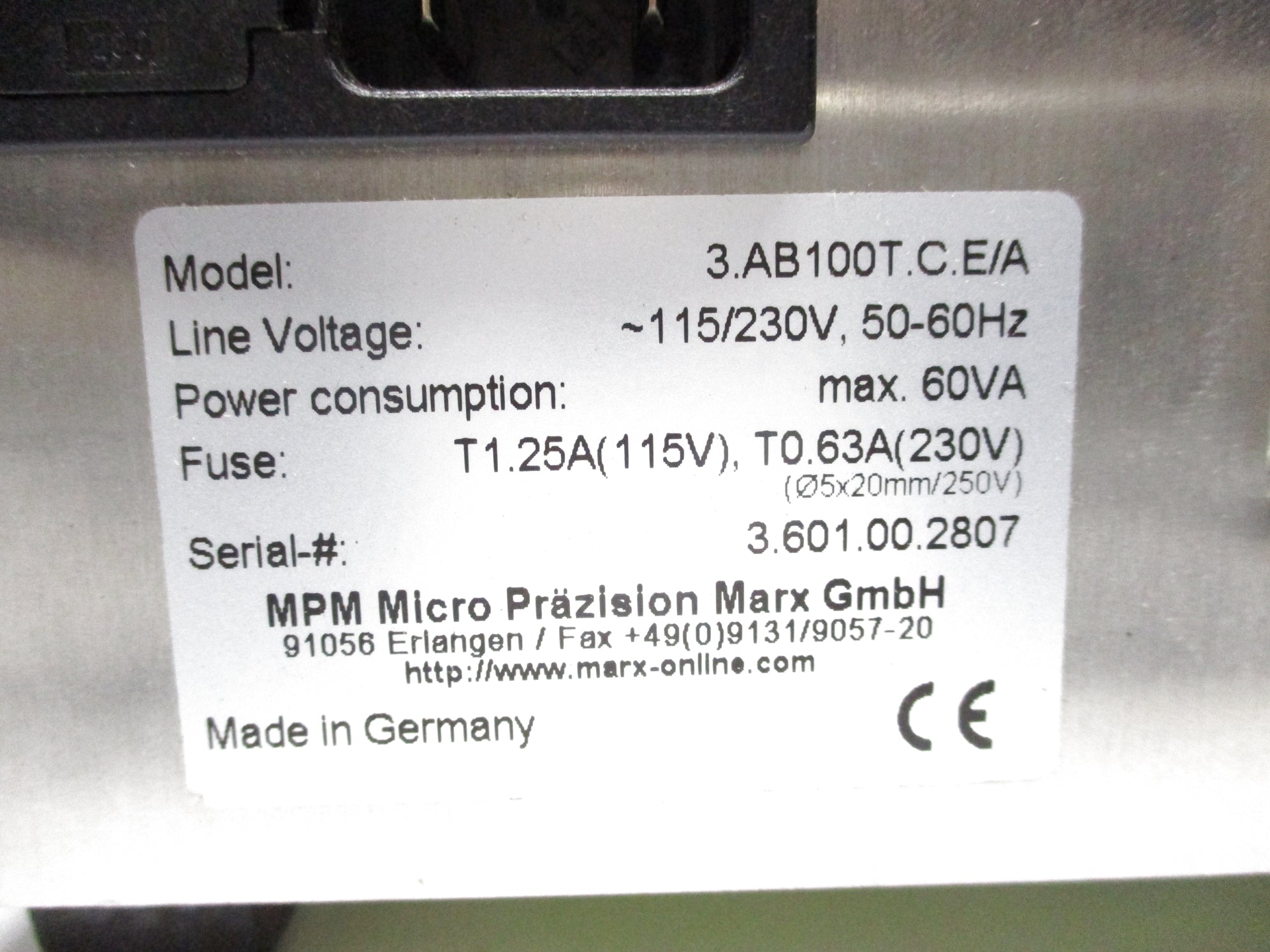 MPM 3.AB100T.C.E/A UNMP