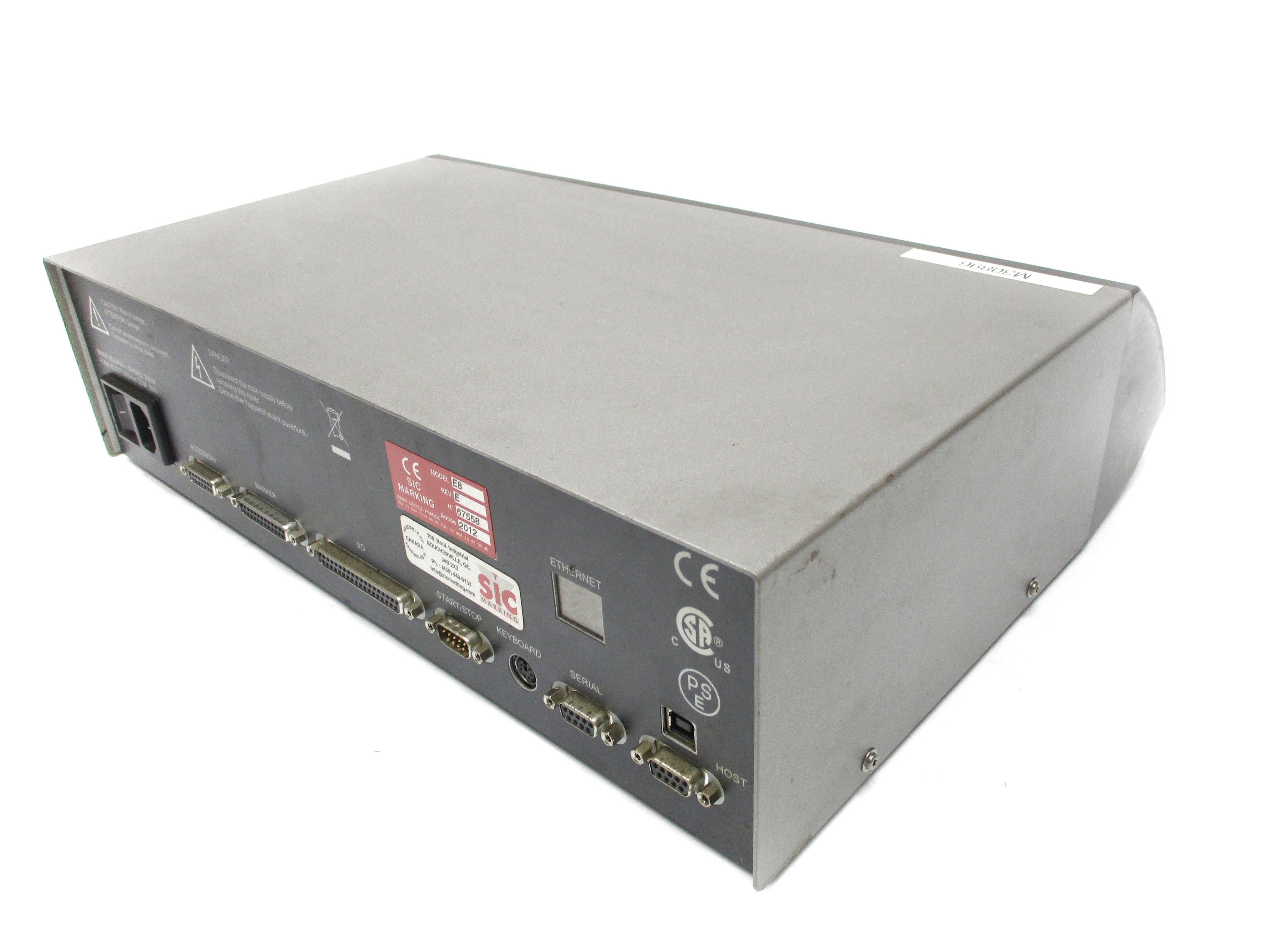 SIC MARKING E8 67558 UNMP