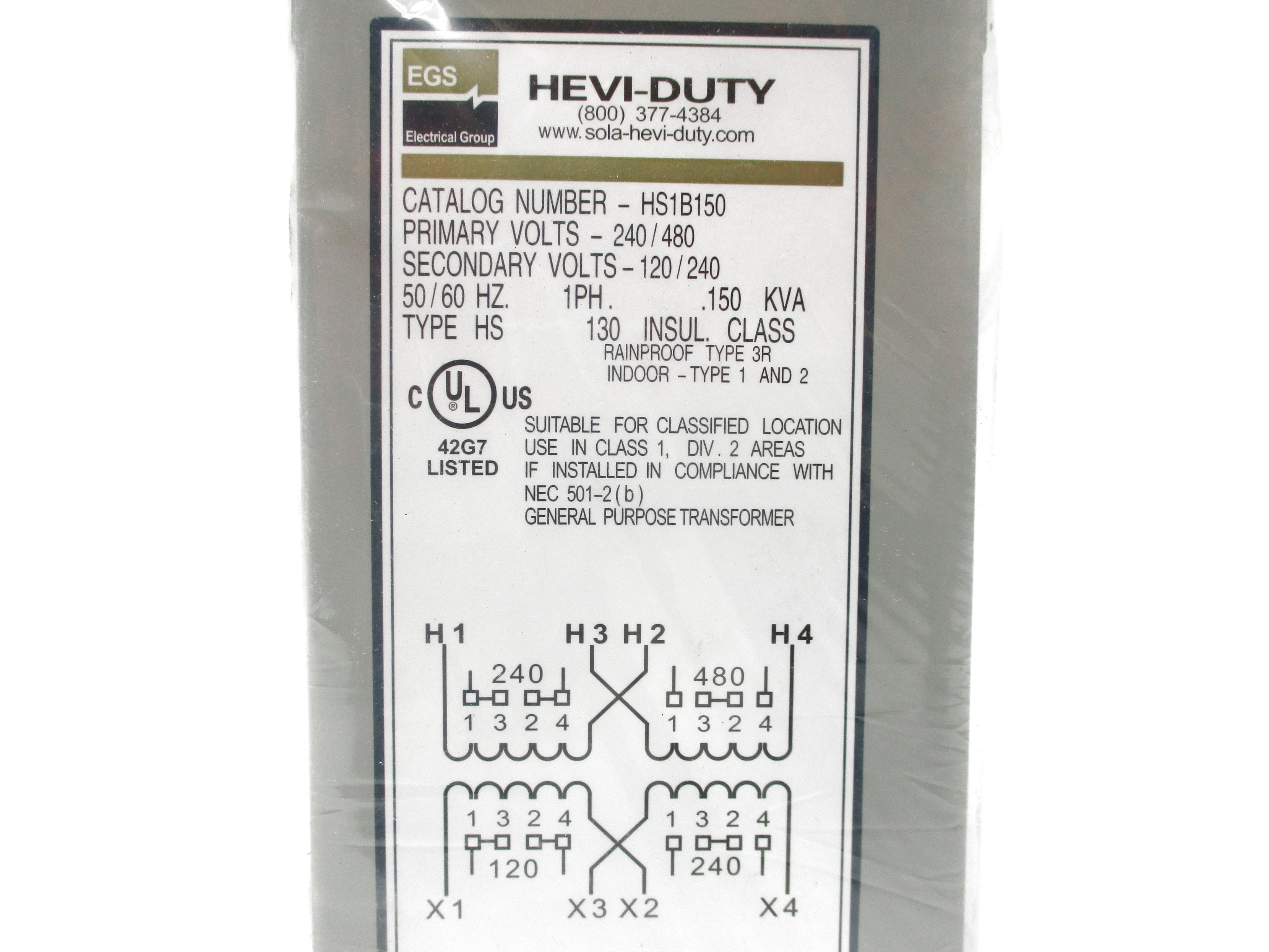 HEVI-DUTY HS1B150 NSMP