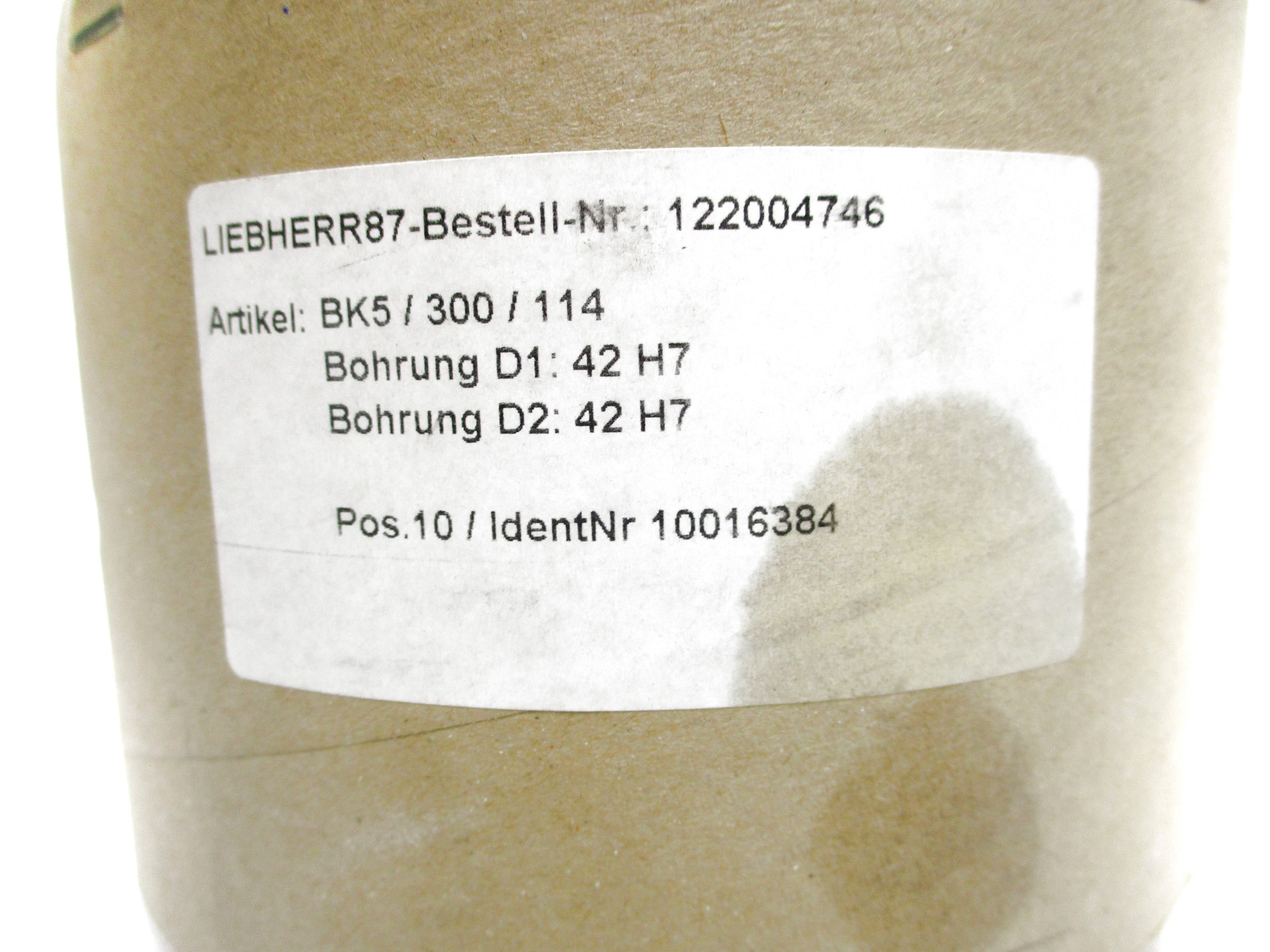 LIEBHERR BK5 10016384 122004746 NSMP
