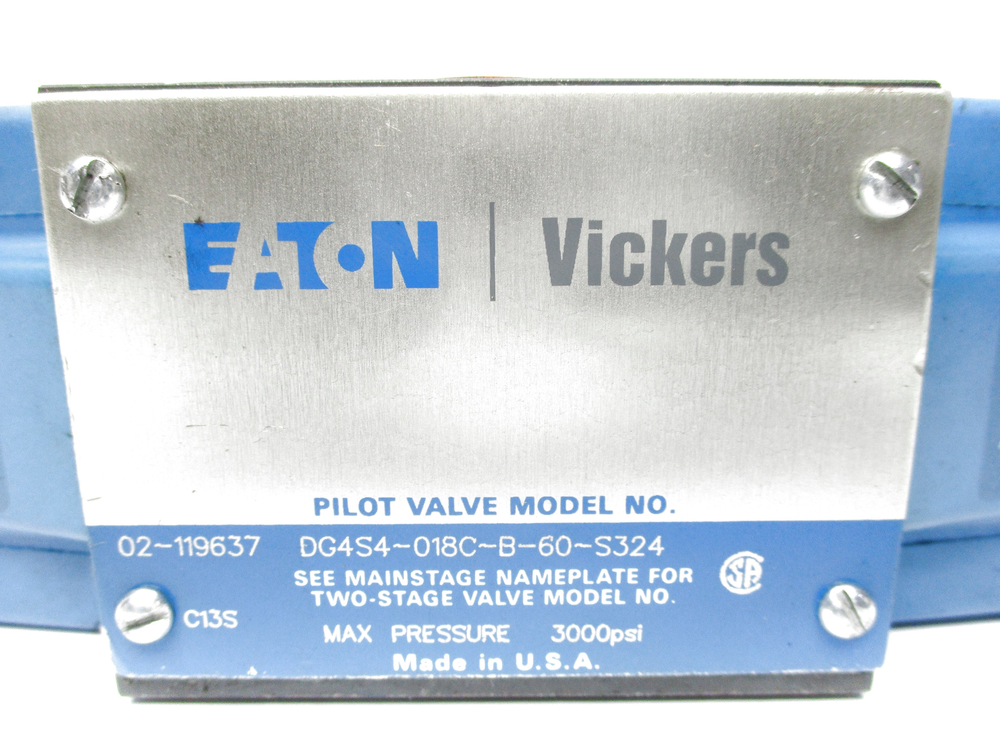 VICKERS DG4S4018CB60S324 02-119637 NSNP