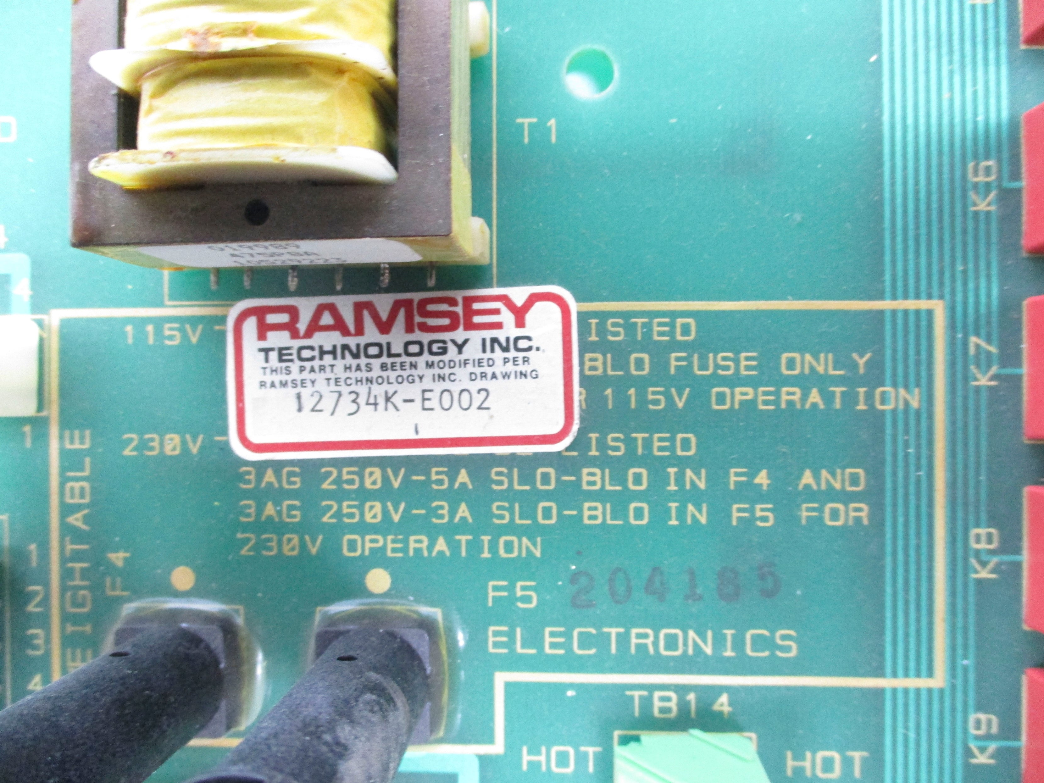 RAMSEY D07110A-E031 12734K-E002 UNMP
