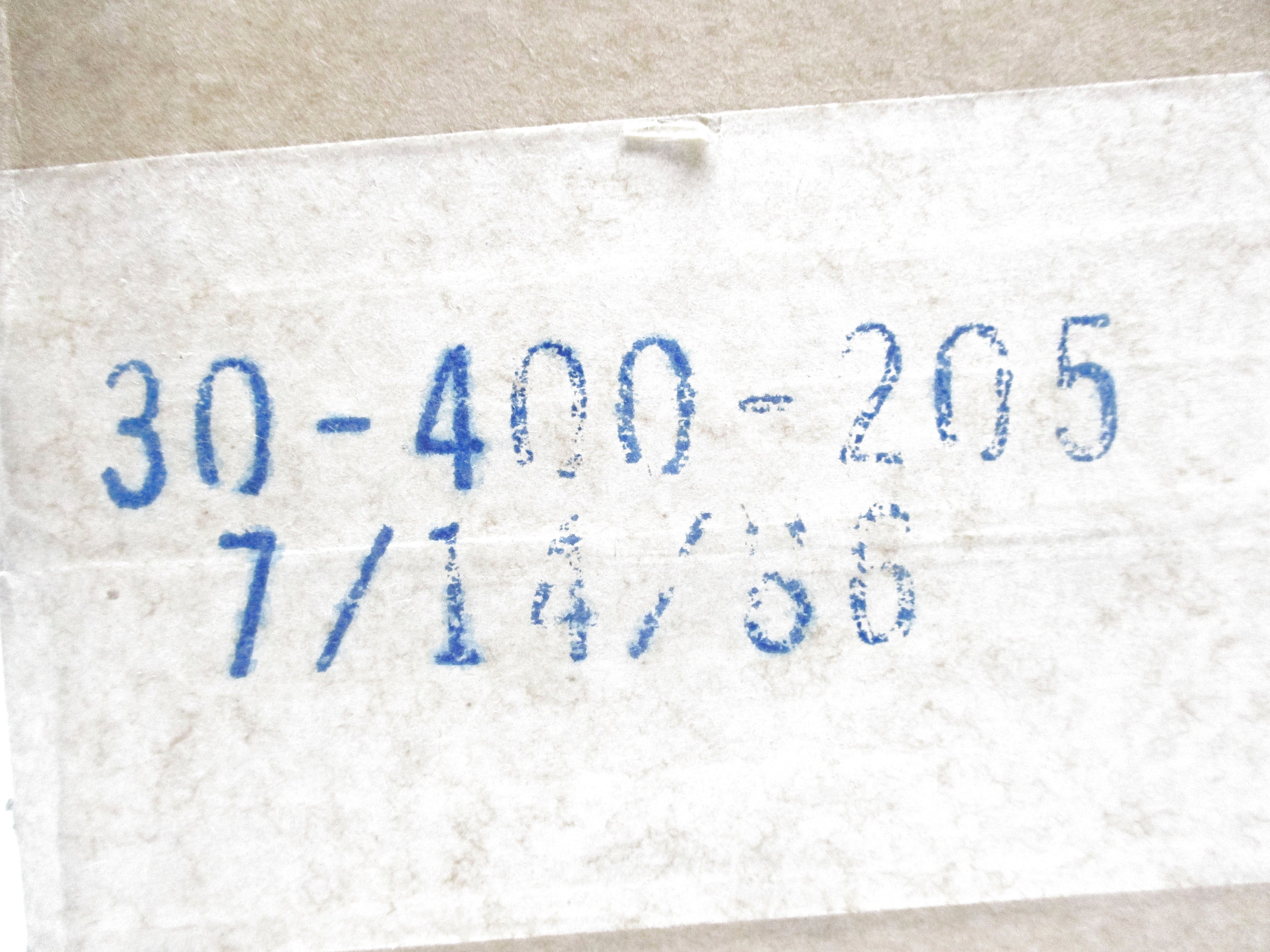 NUGENT 30-400-205 NSMP