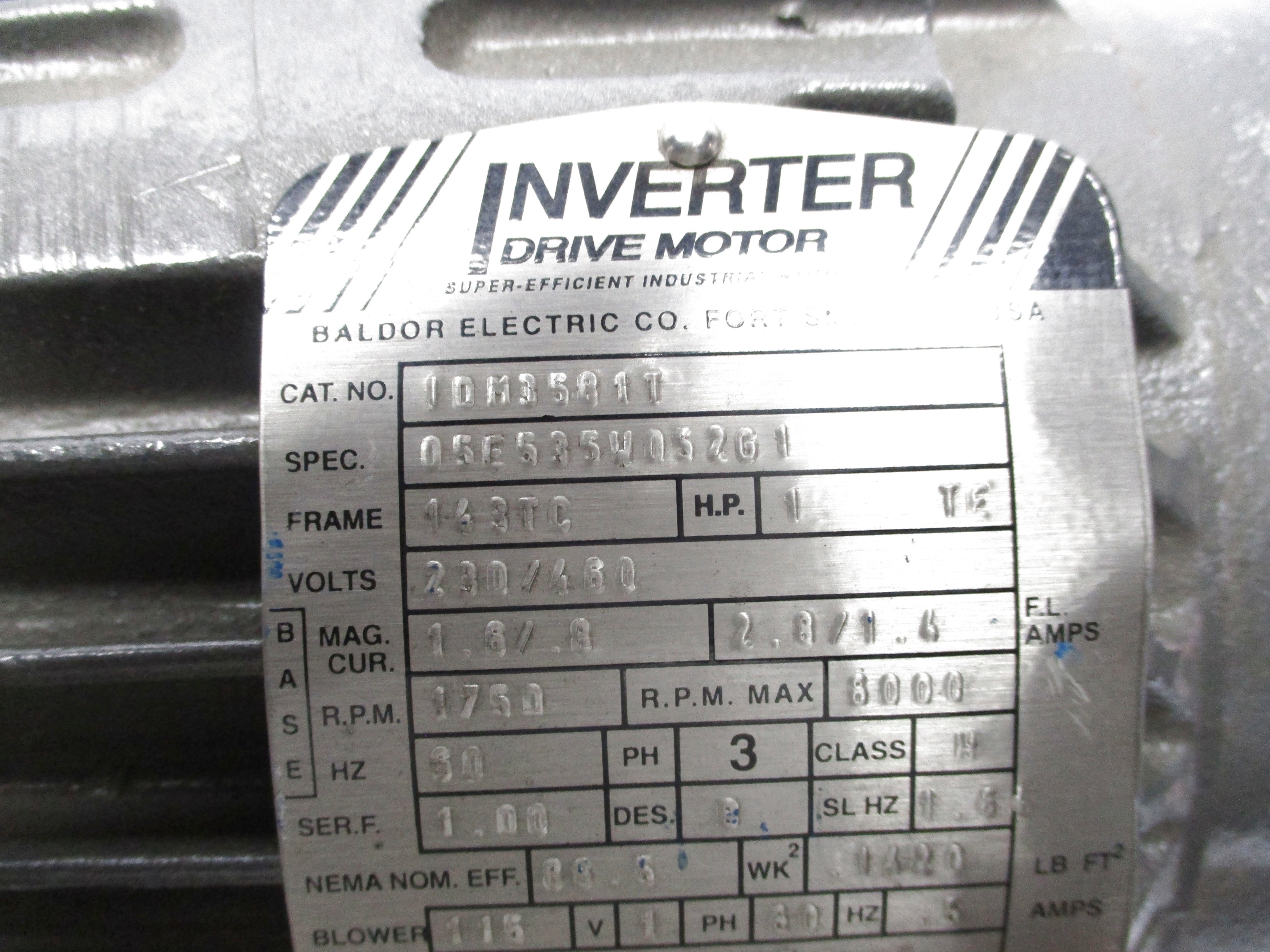 BALDOR IDM3581T (AS PICTURED) NSNP