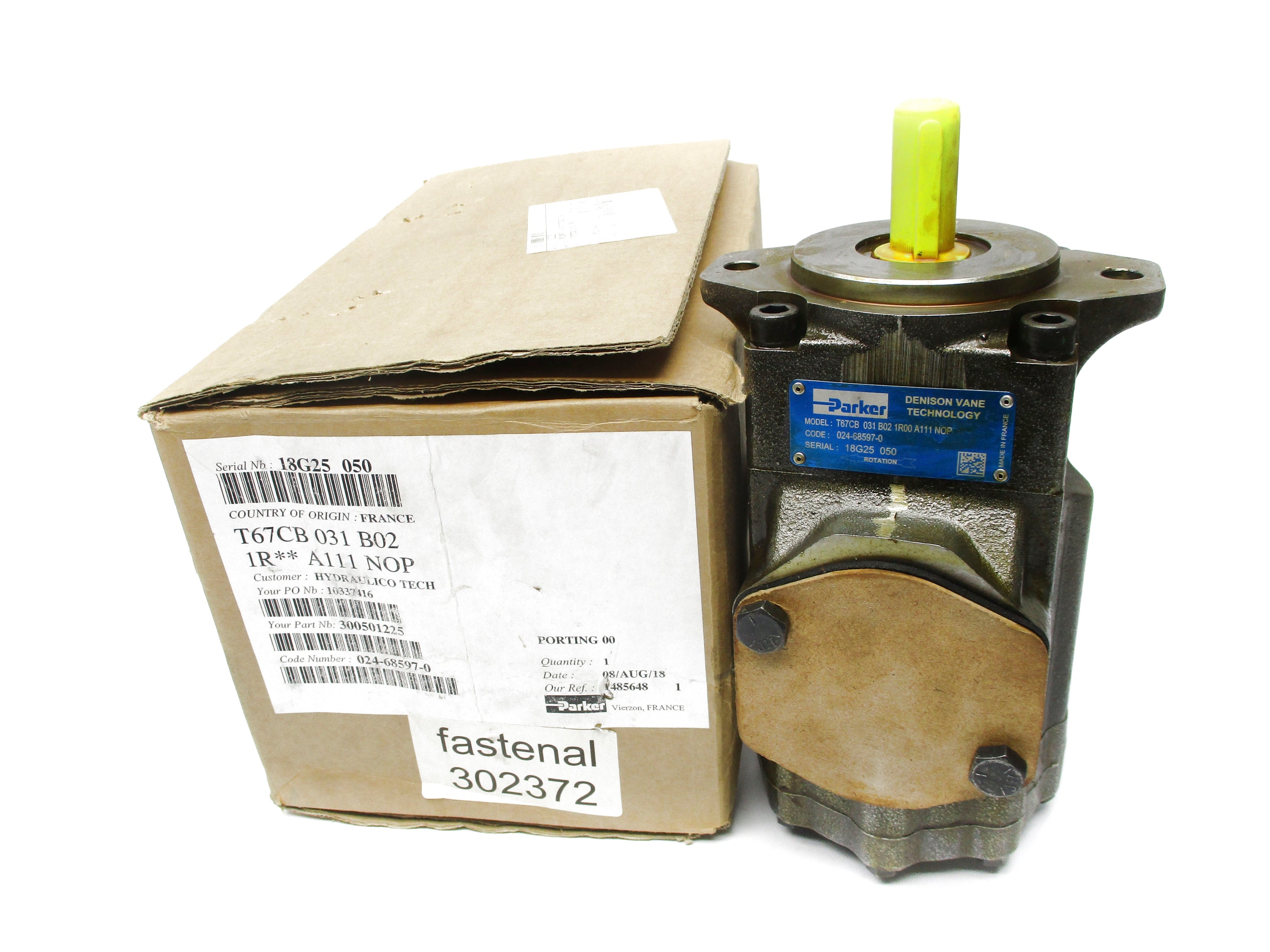 PARKER 024-68597-0 T67CB031B021R00A111NOP NSMP