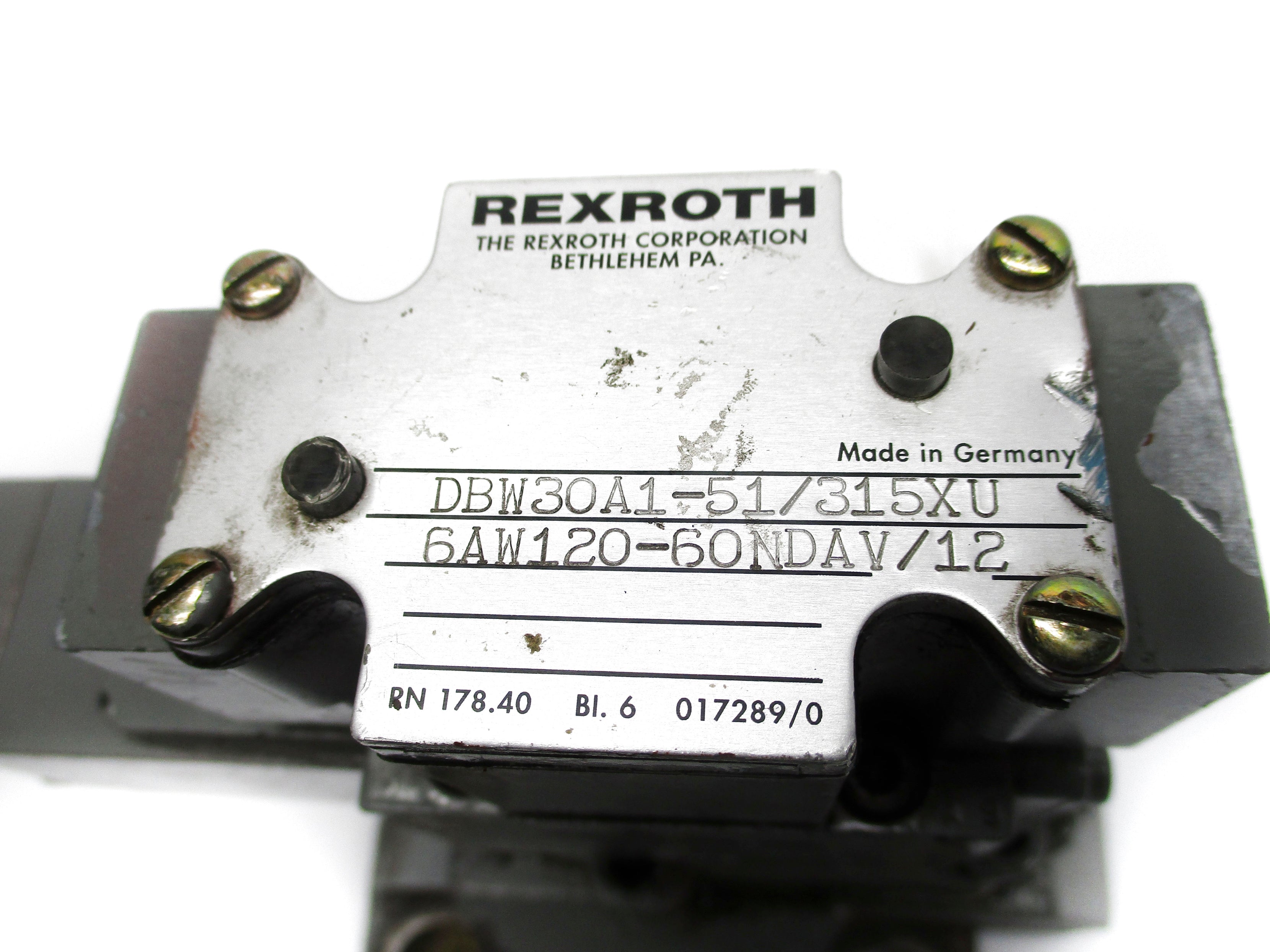 REXROTH DBW30A1-51/315XU6AW120-60NDAV/12 UNMP