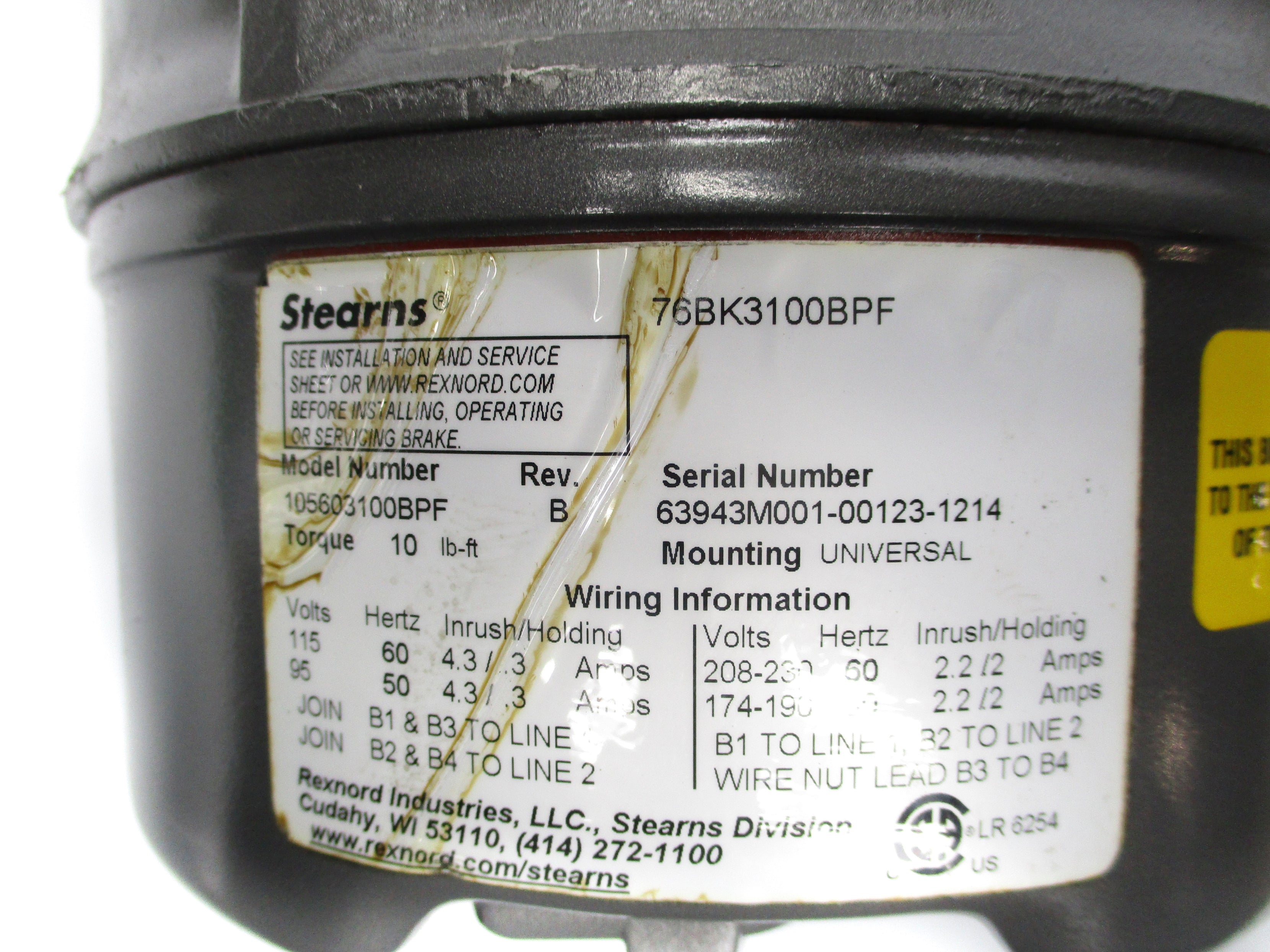 BALDOR BM3558T NSNP