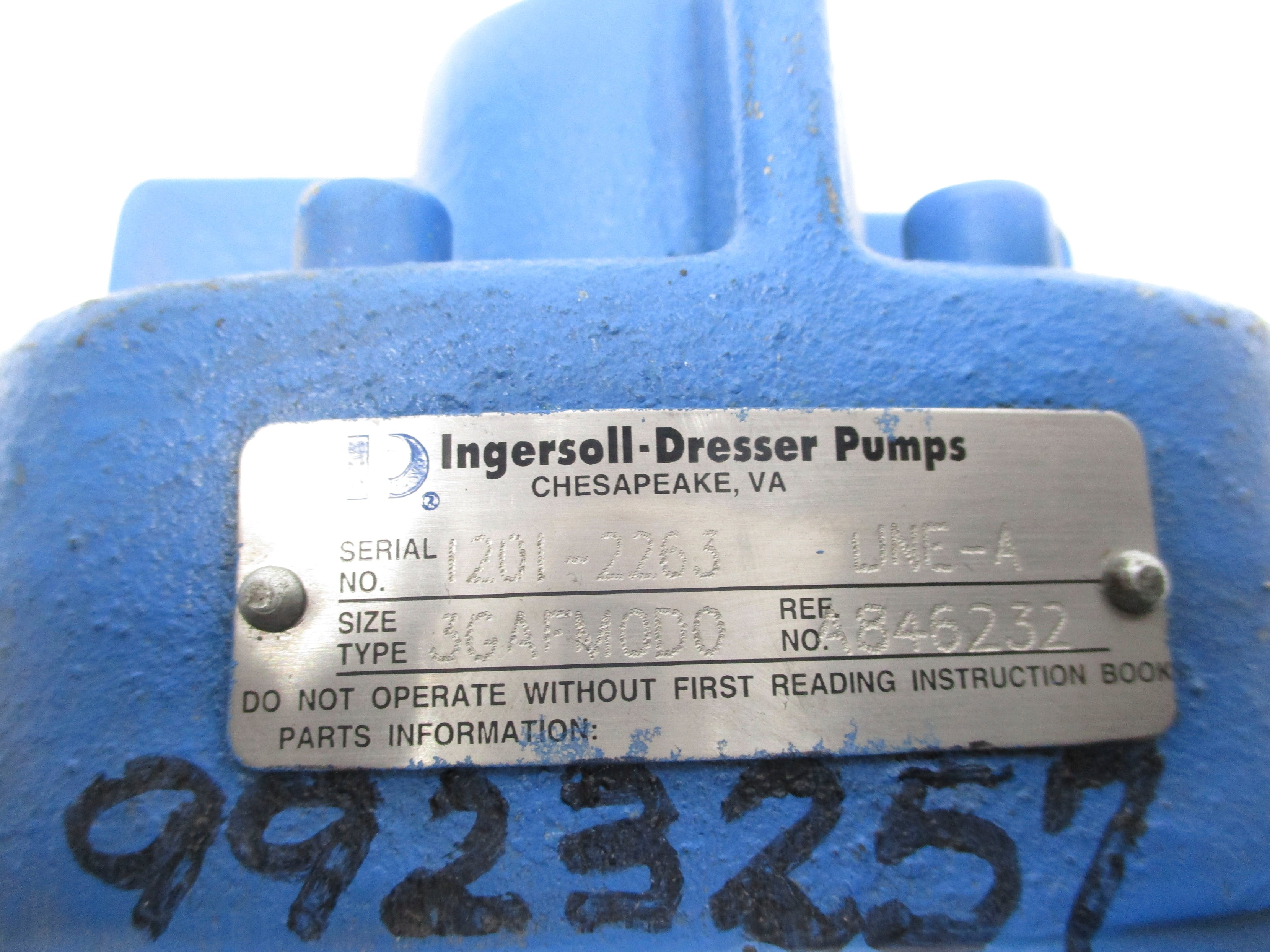 INGERSOLL DRESSER PUMPS 3GAFM0D0 NSNP