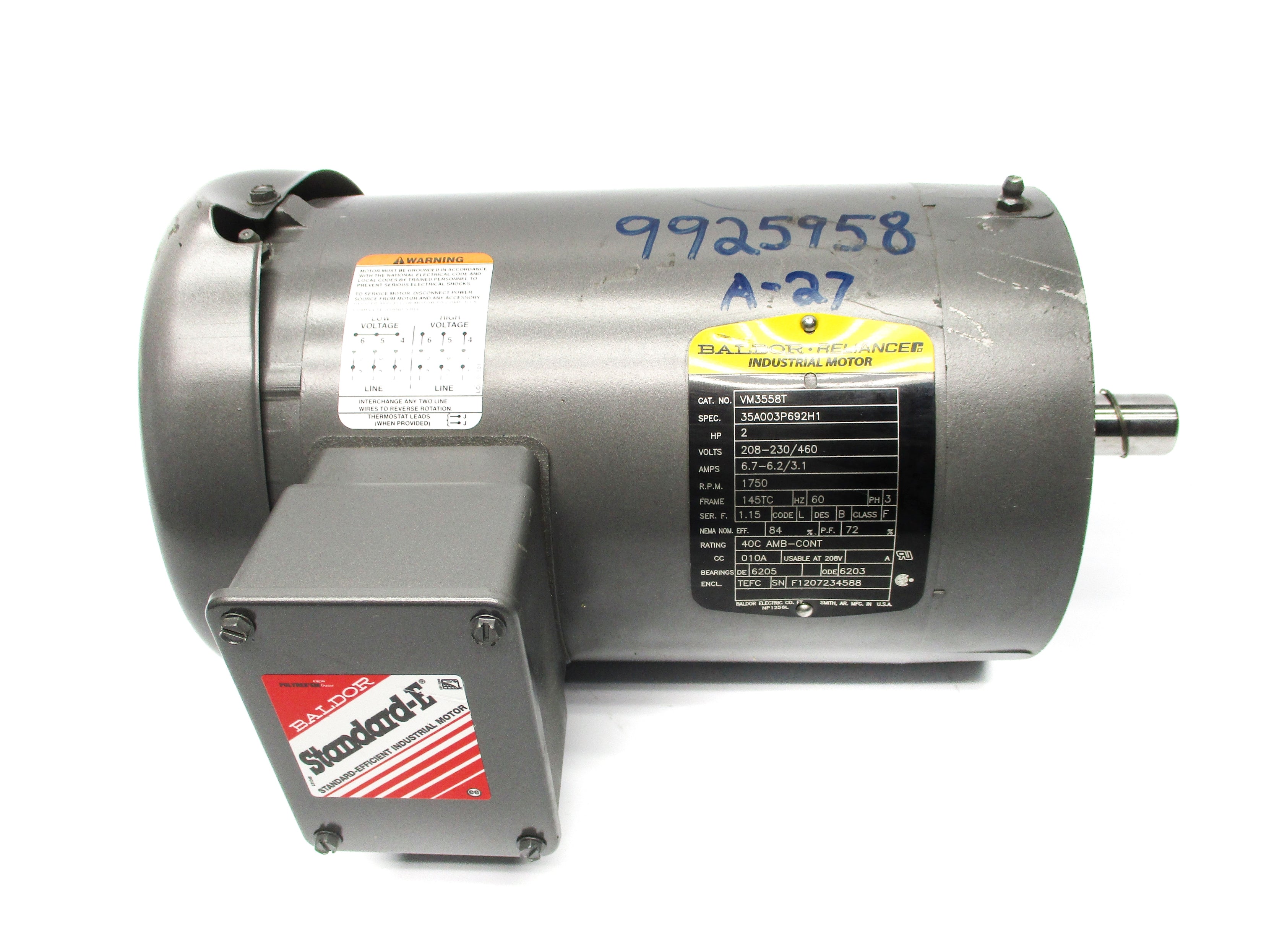BALDOR VM3558T (AS PICTURED) NSNP