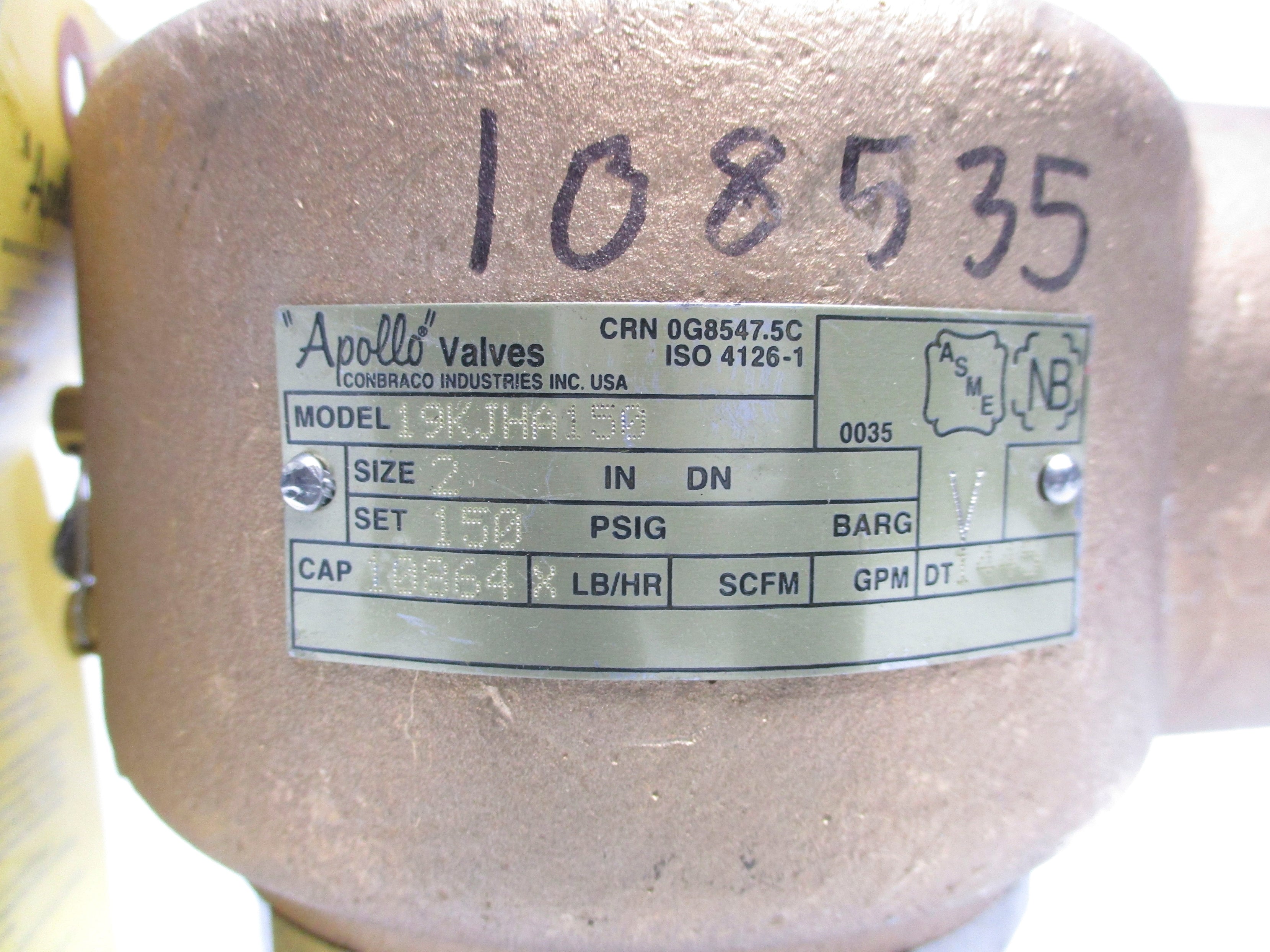 APOLLO 19KJHA150 150 PSIG 2" NSNP