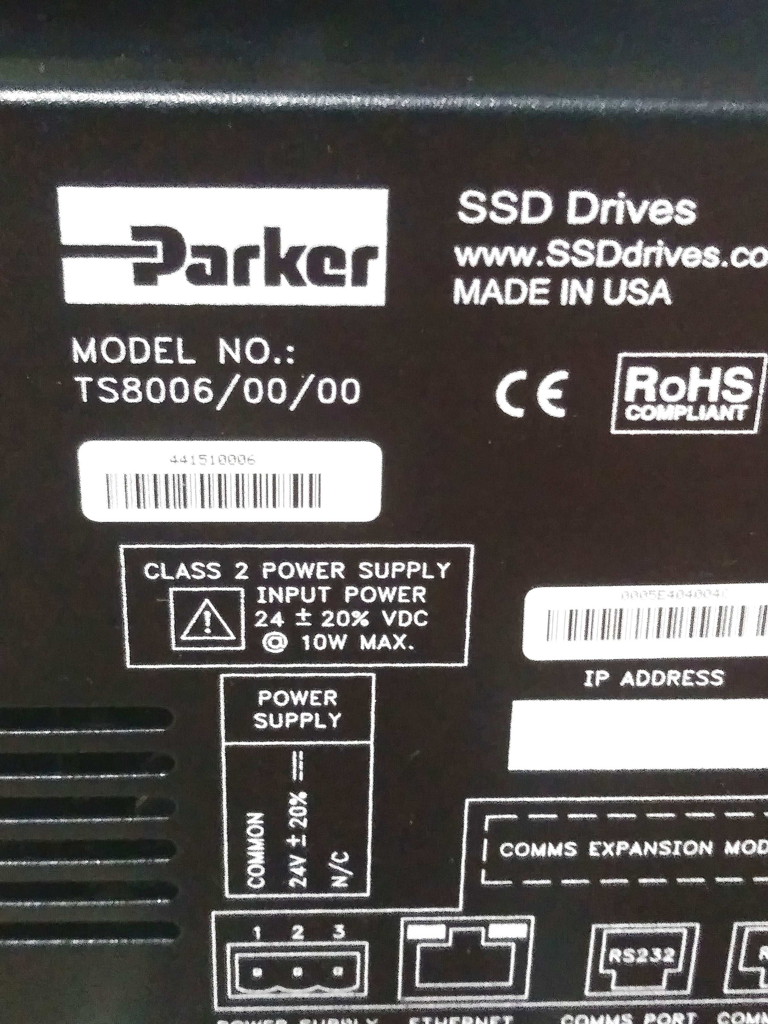 PARKER TS8006/00/00 NSMP