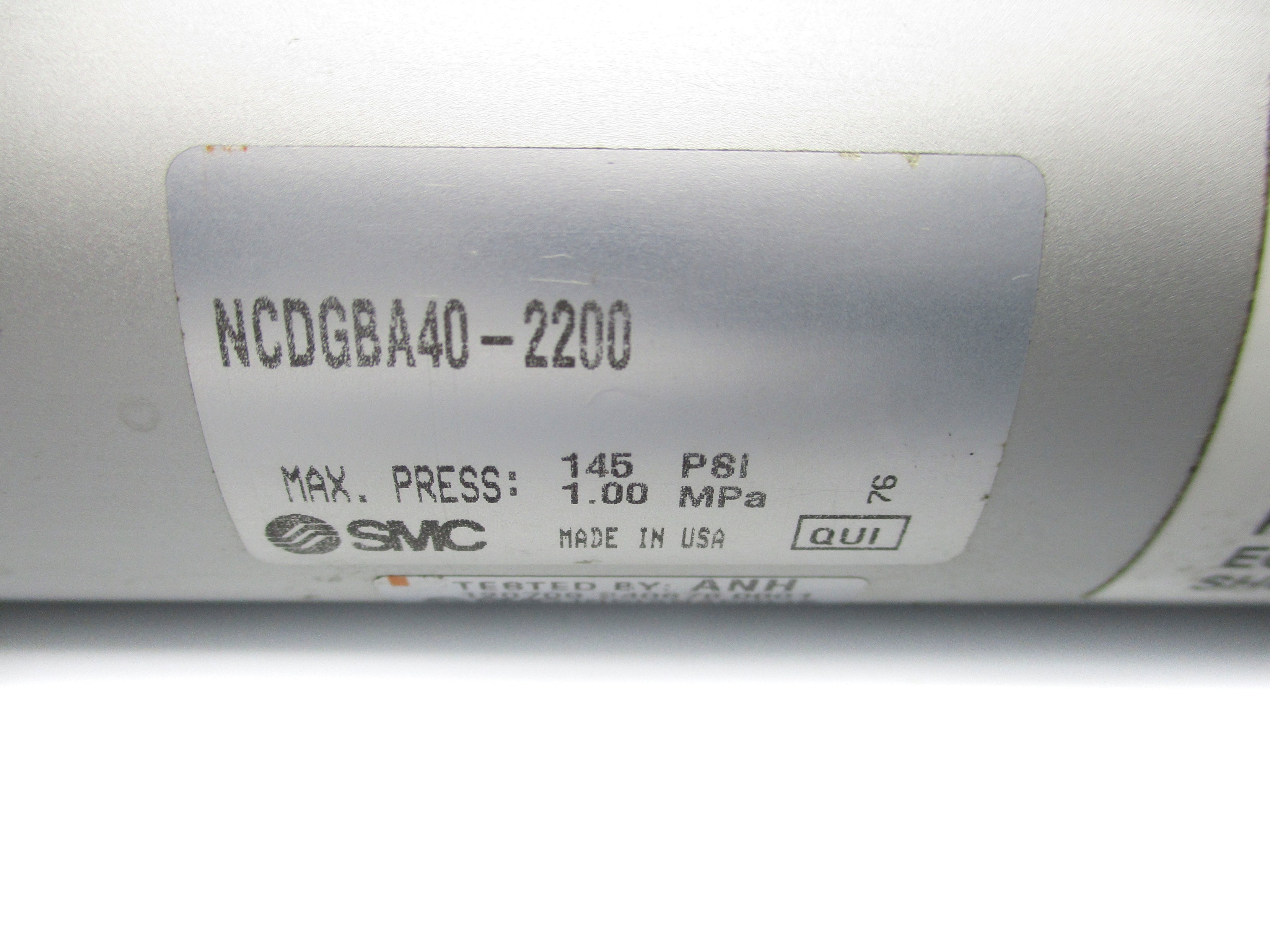 SMC NCDGBA40-2200 145 PSI UNMP