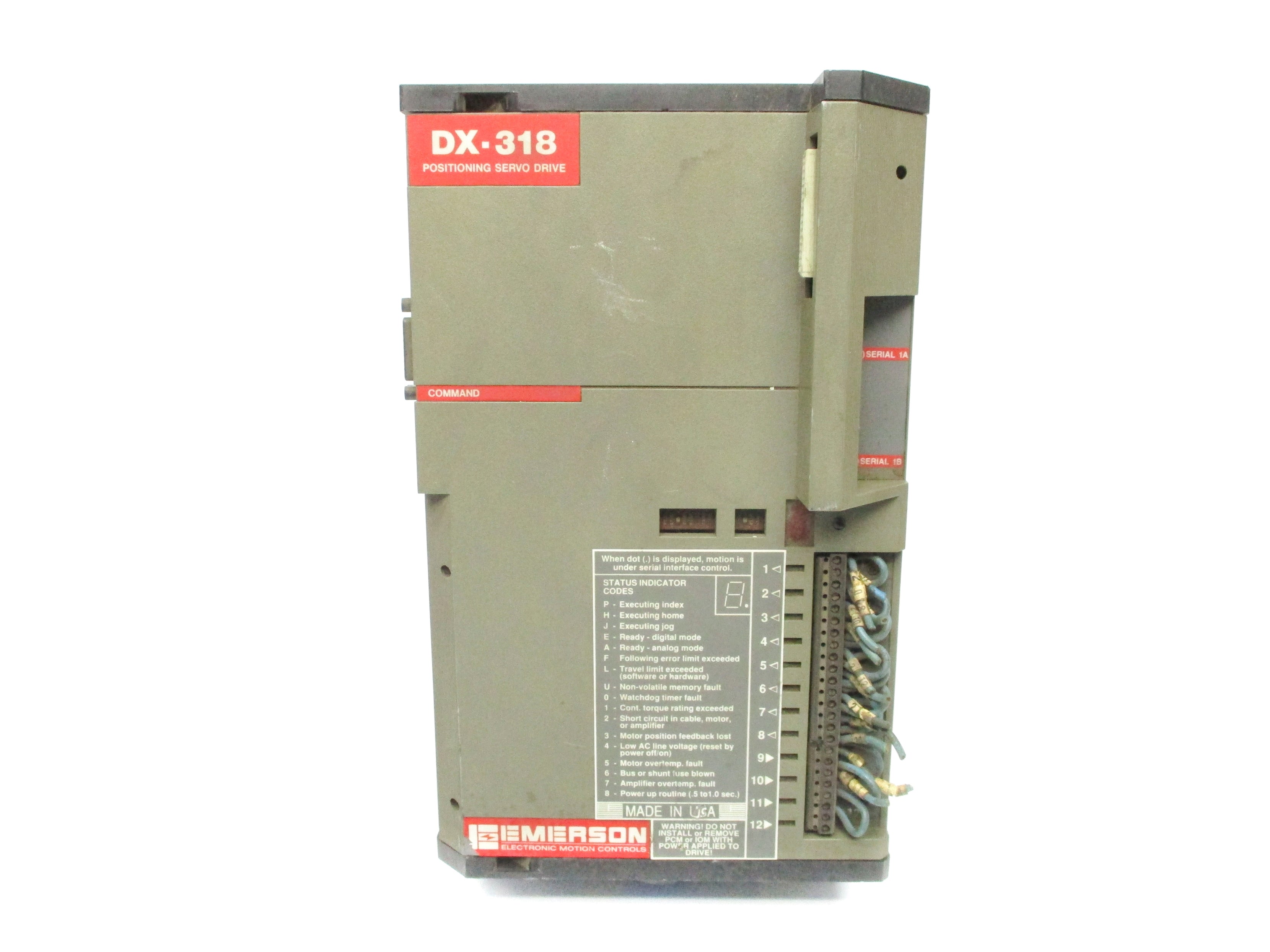 EMERSON DXA-318 850015-11 REV. C6/C11 UNMP