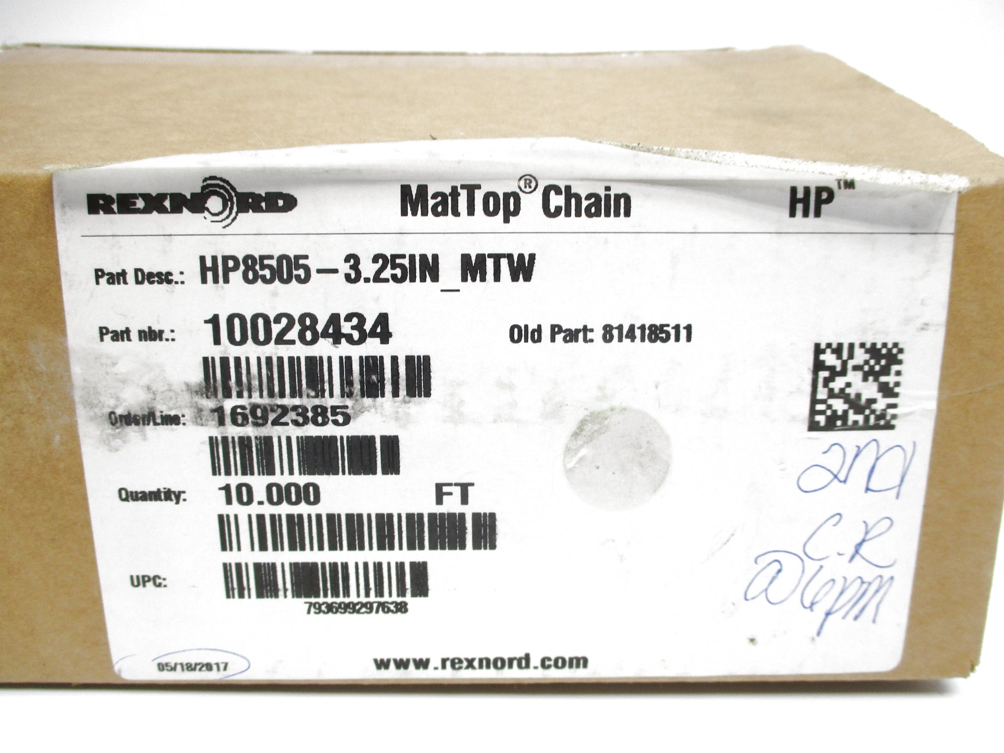 REXNORD 10028434 HP8505-3.25INMTW NSMP