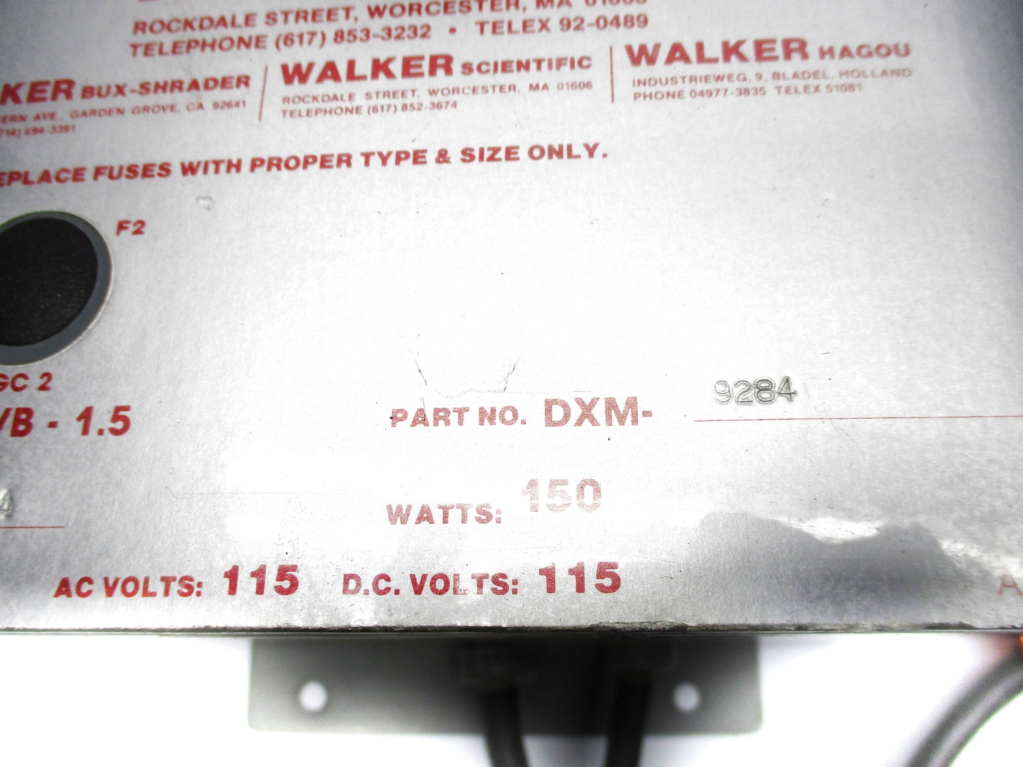 WALKER DXM-9284 REMAN