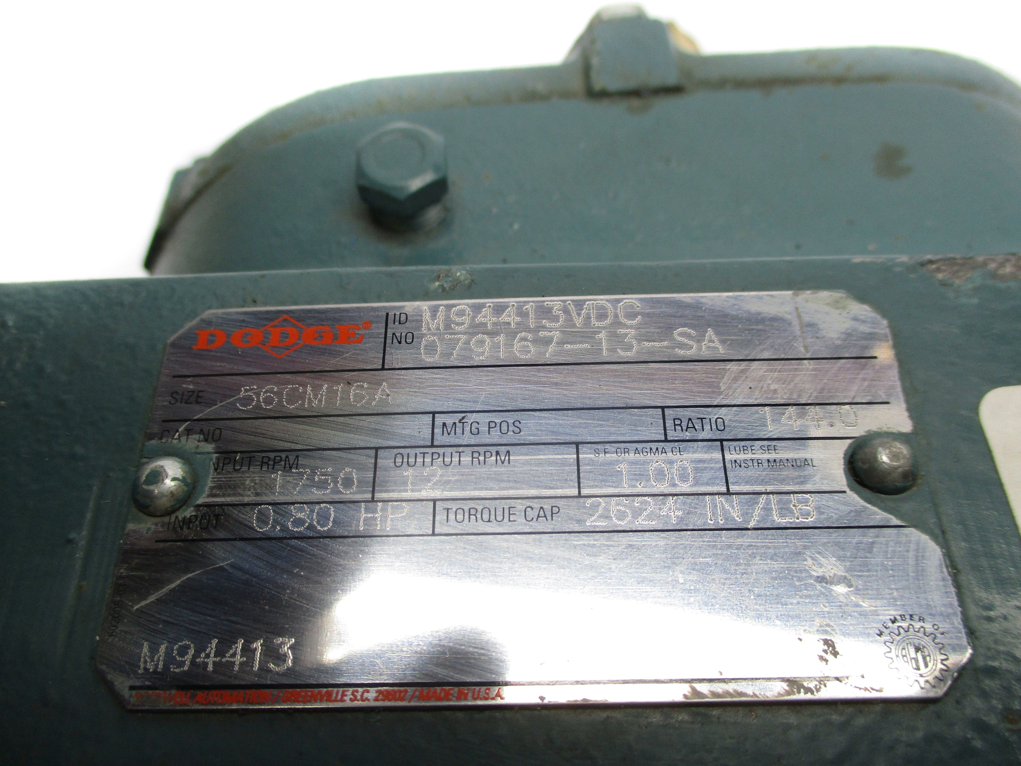 DODGE 56CM16A RATIO 144.0 NSNP