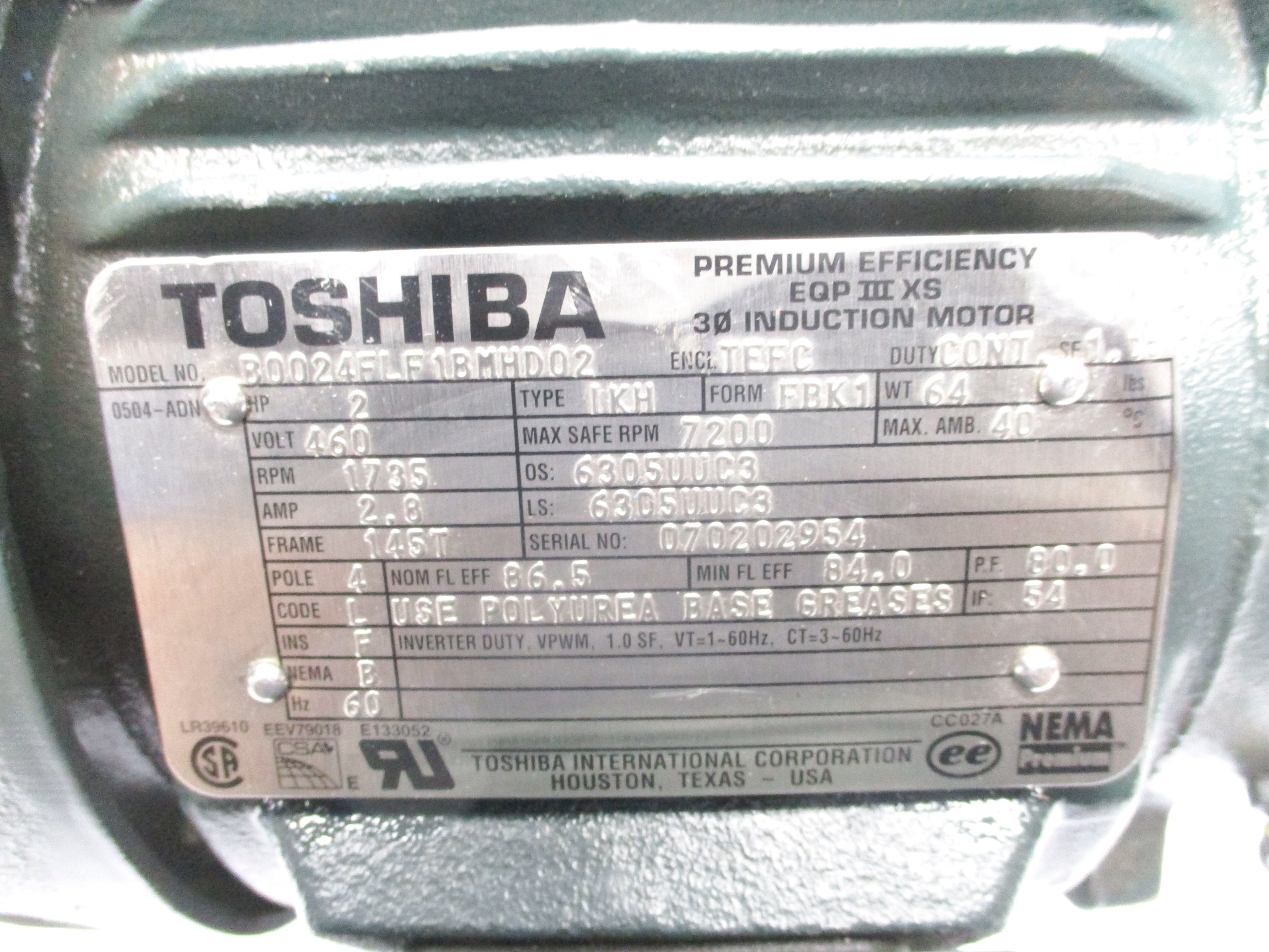 TOSHIBA B0024FLF1BMHD02 NSNP