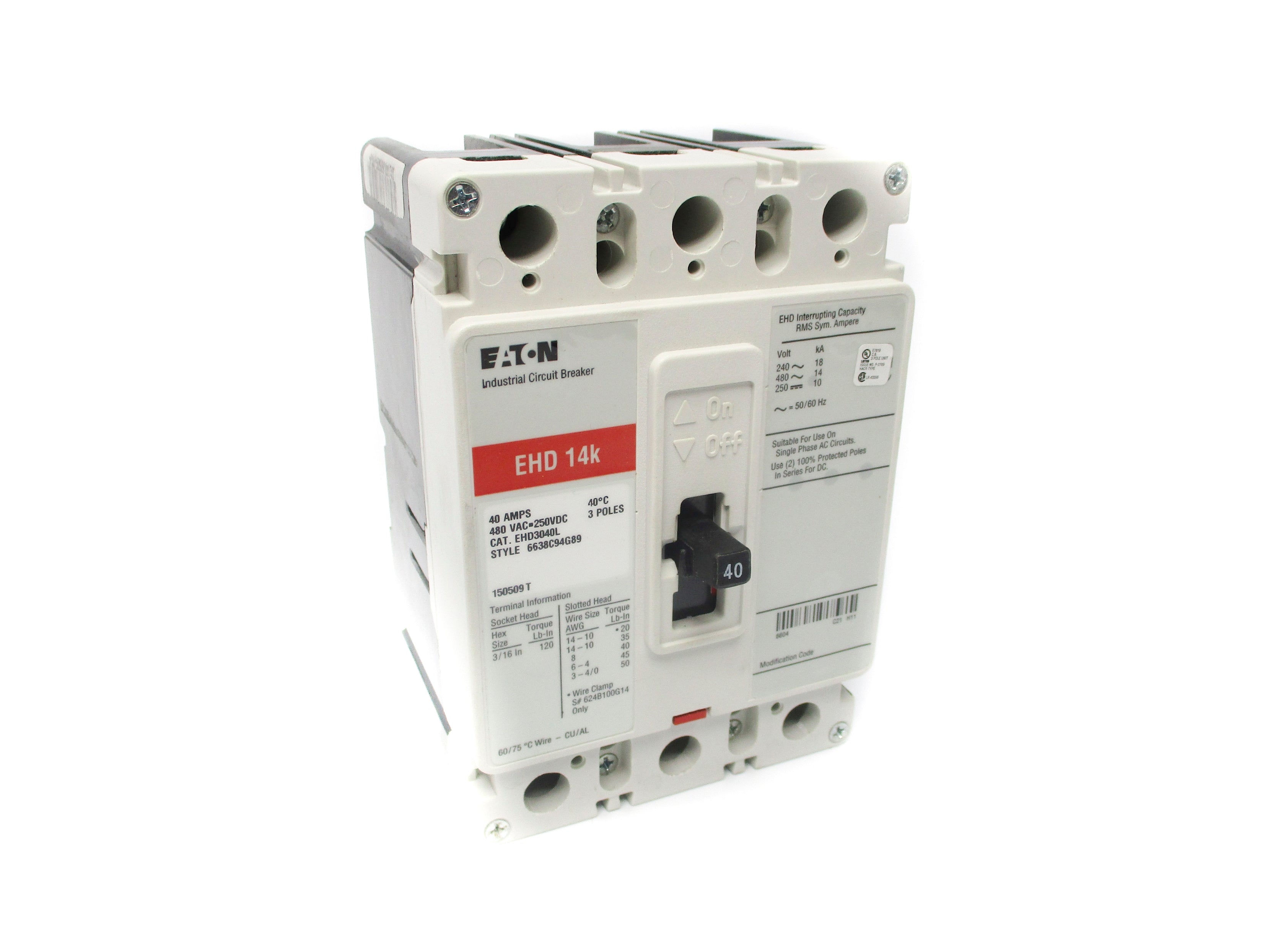EATON EHD3040L SER. C 40A NSMP