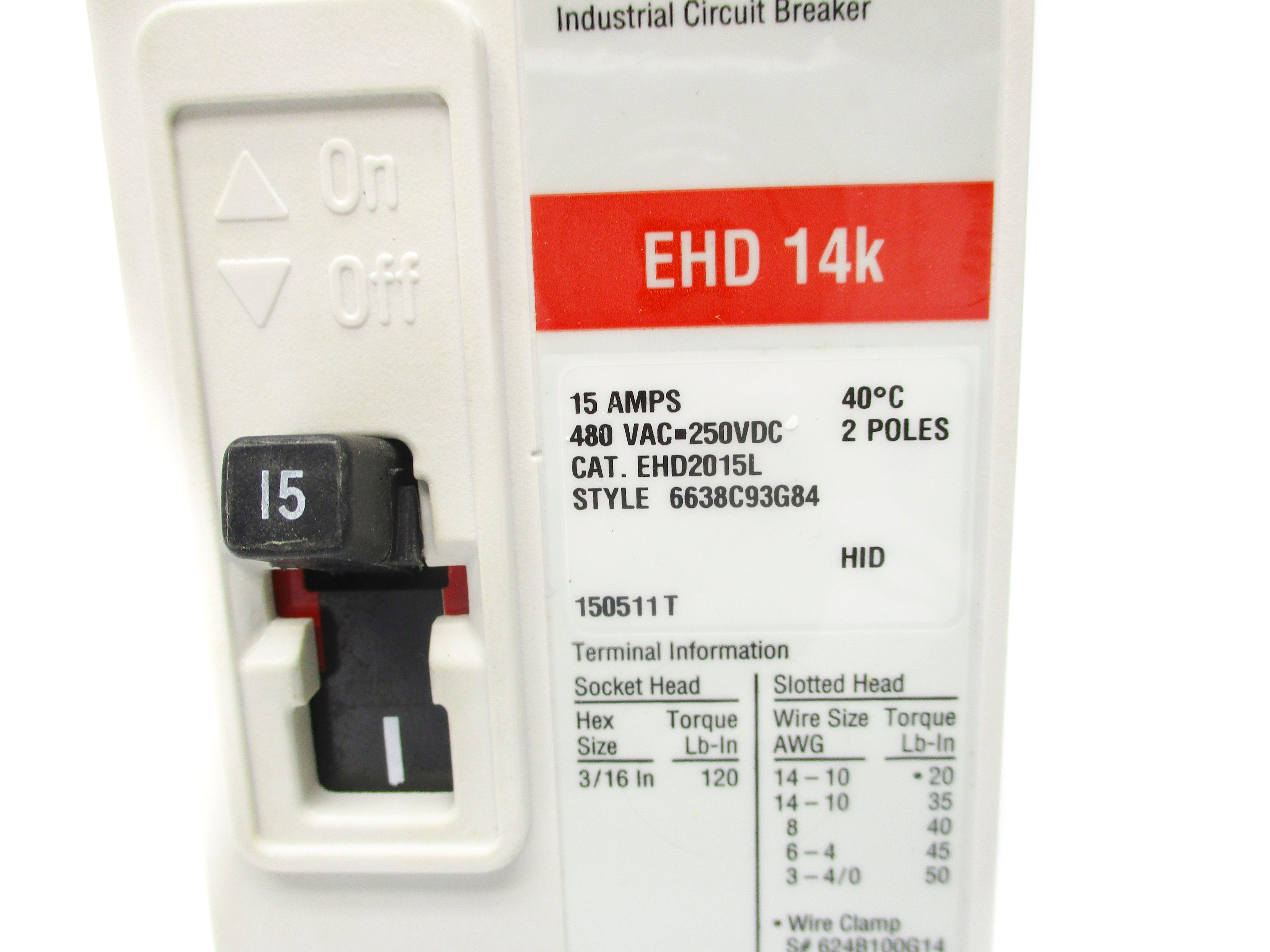 EATON EHD2015L SER. C 15A NSMP