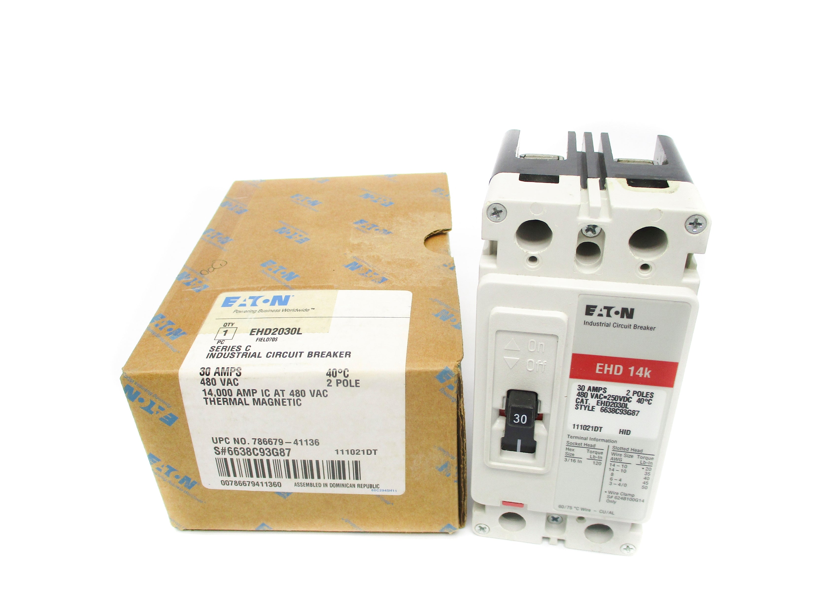 EATON EHD2030L SER. C 30A NSMP