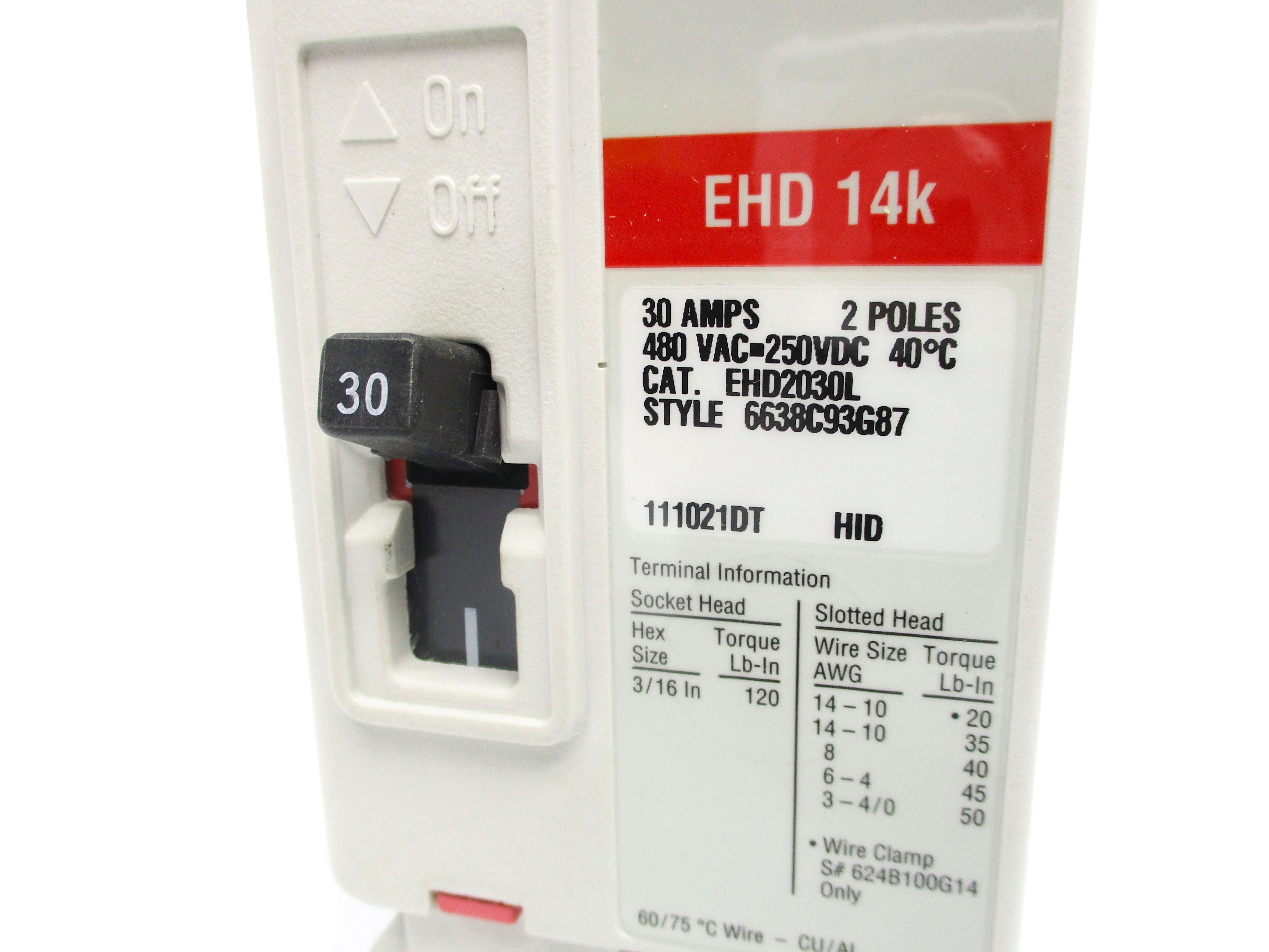 EATON EHD2030L SER. C 30A NSMP