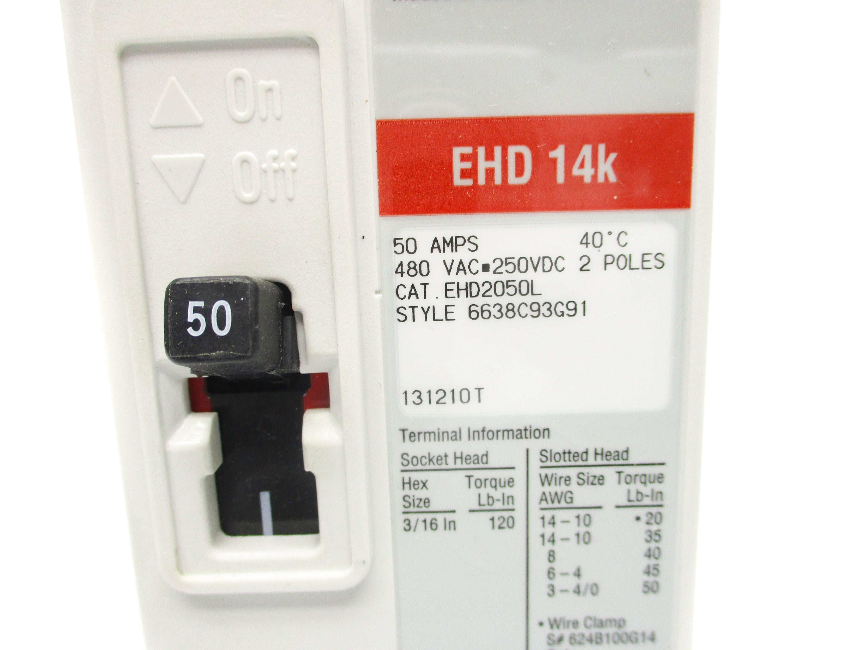 EATON EHD2050L SER. C 50A NSMP