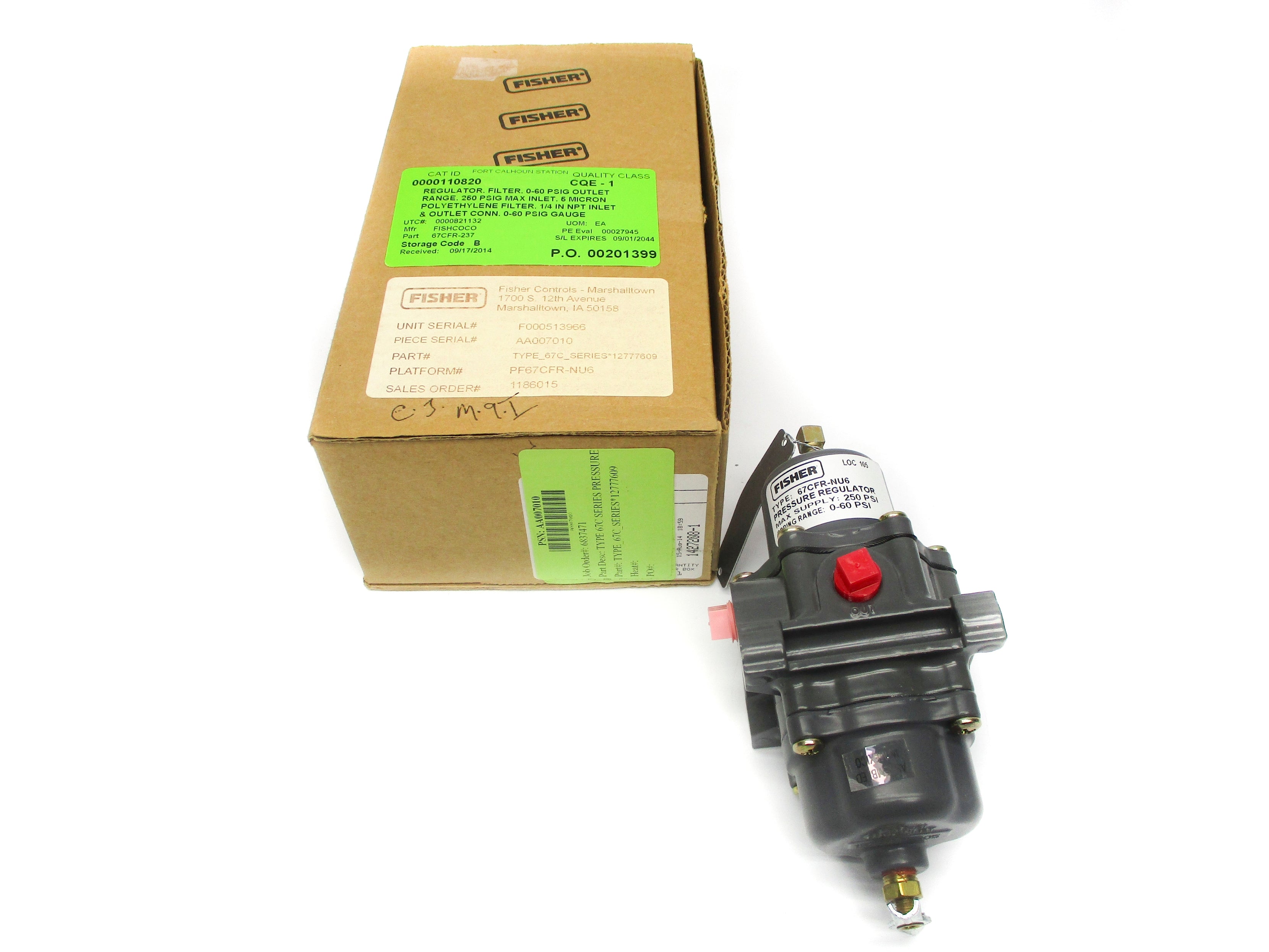 PARKER 67CFR-NU6 250 PSI NSMP