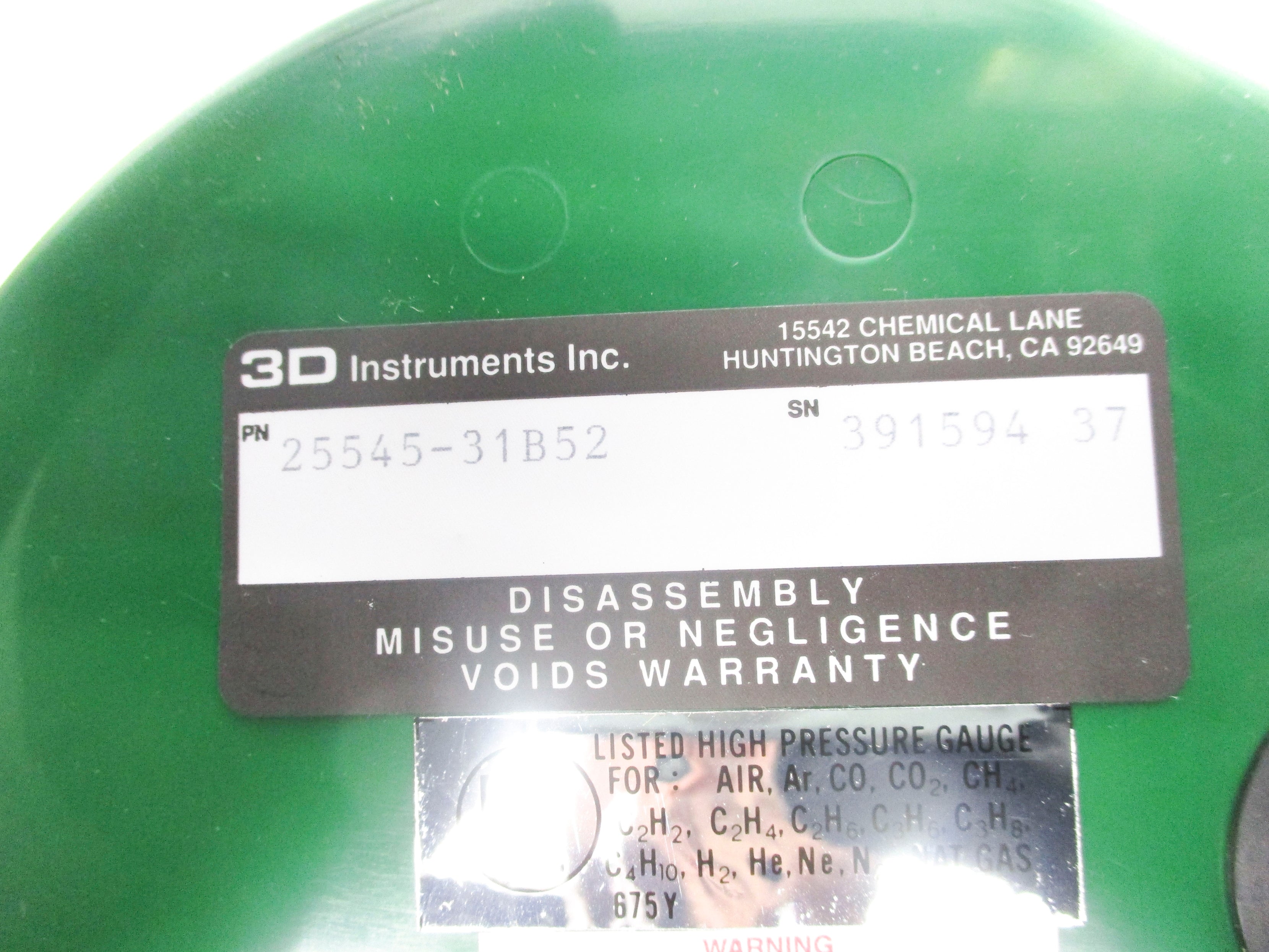 3D INSTRUMENTS 25545-31B52 NSMP