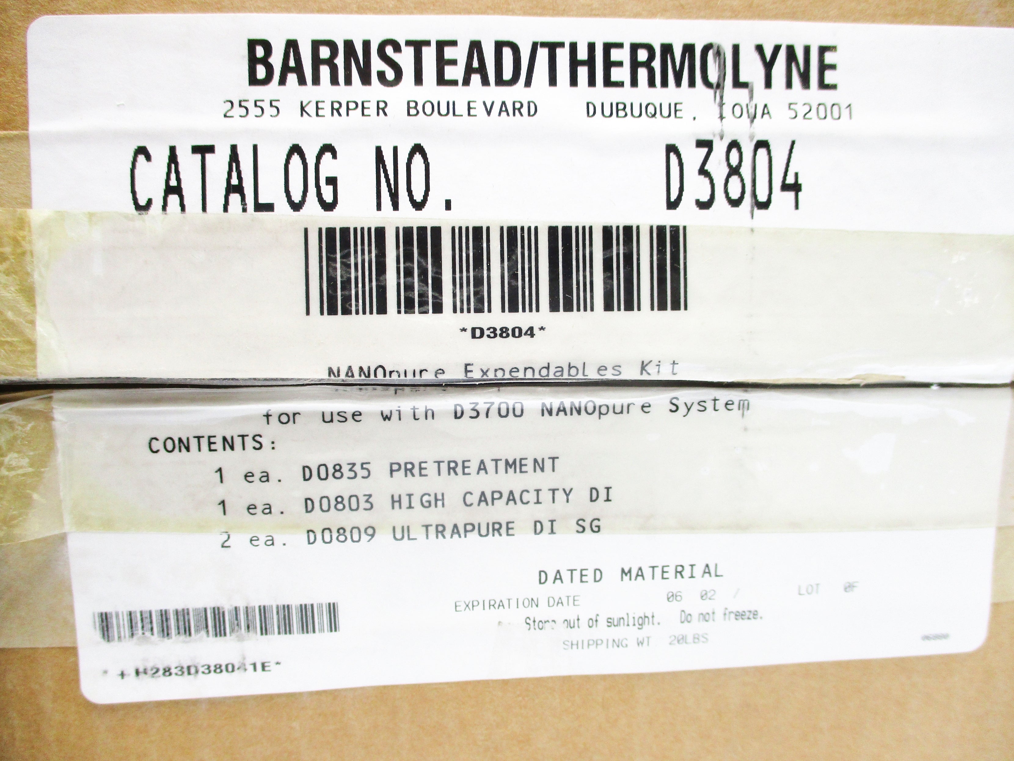 BARNSTEAD/THERMOLYNE D3804 NSMP