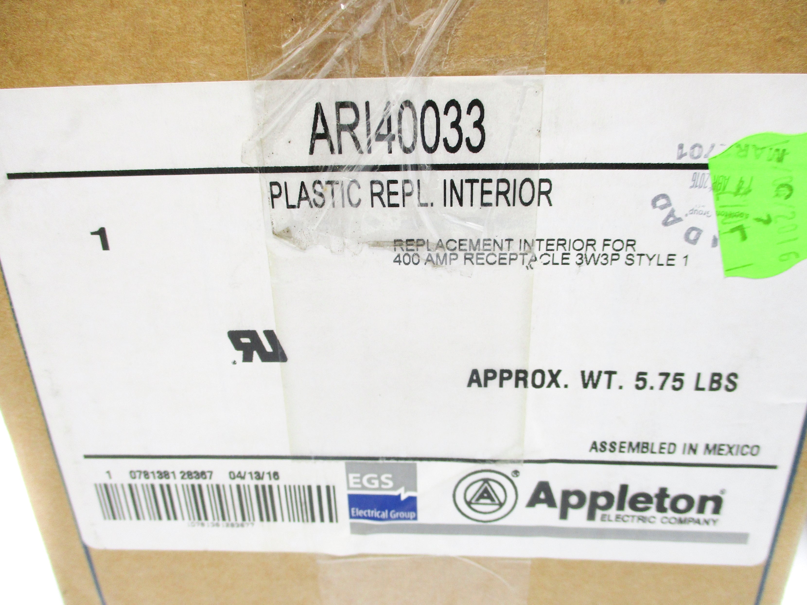 APPLETON ARI40033 NSMP